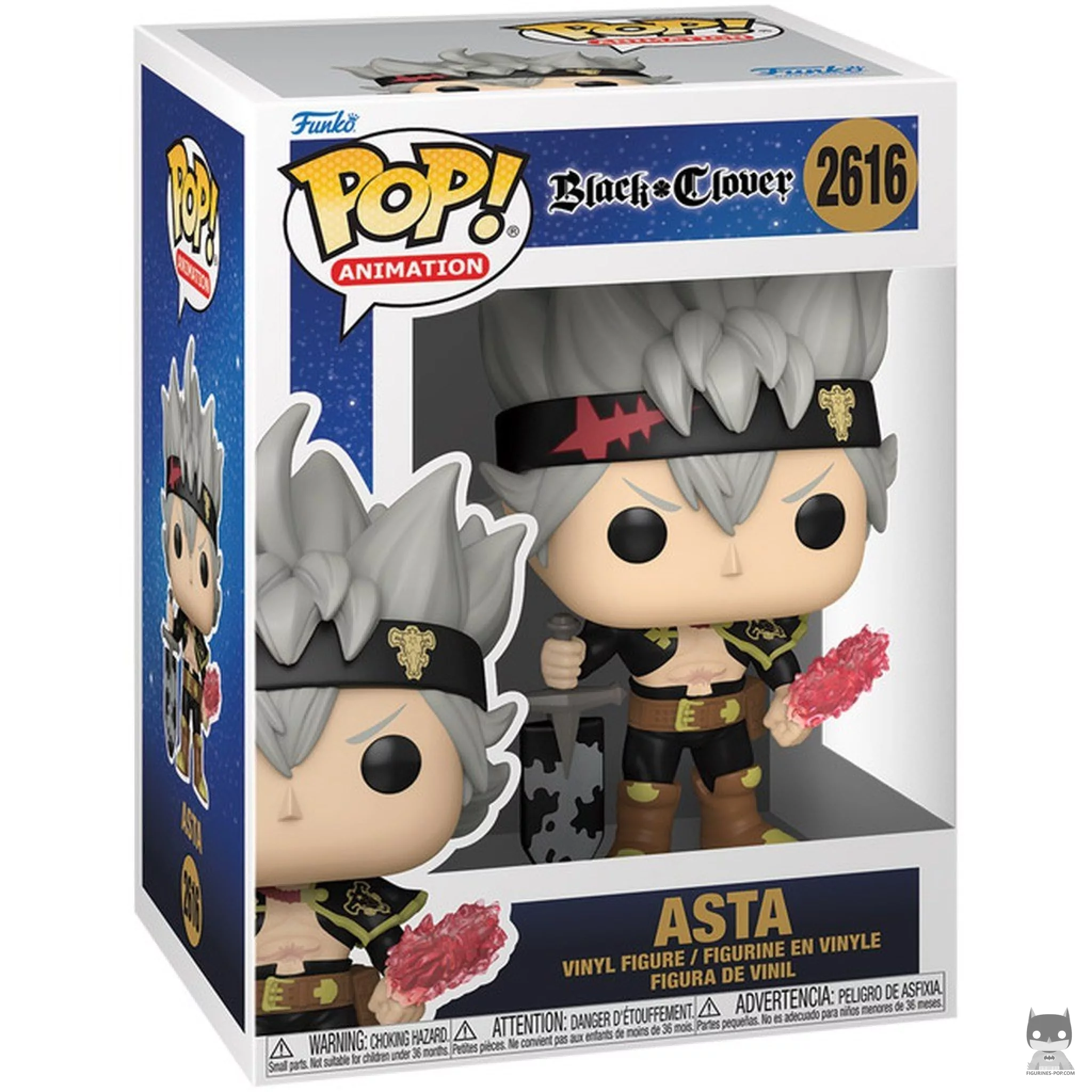 Asta Funko Pop! figure in its box
