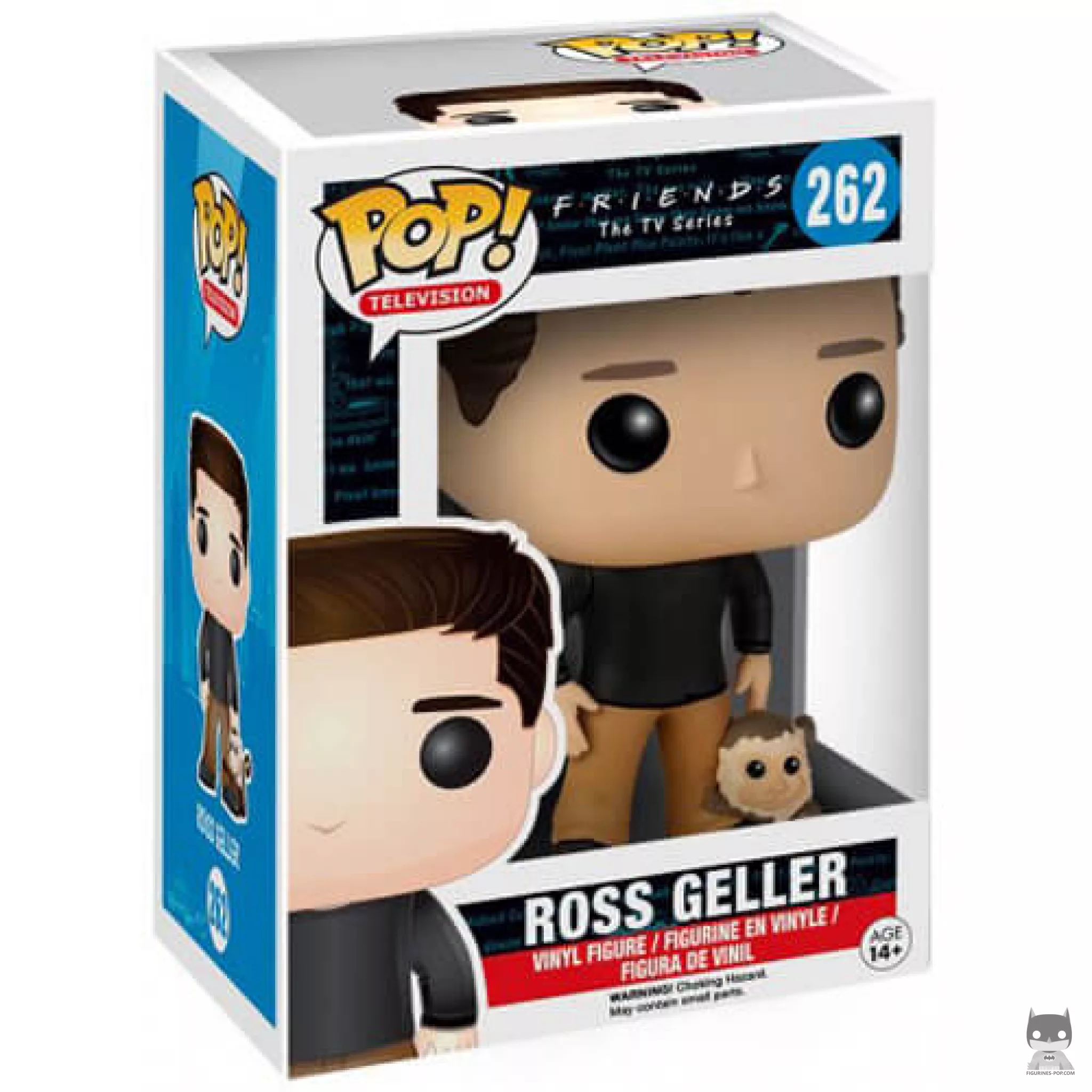 Ross Geller Funko Pop! figure in its box