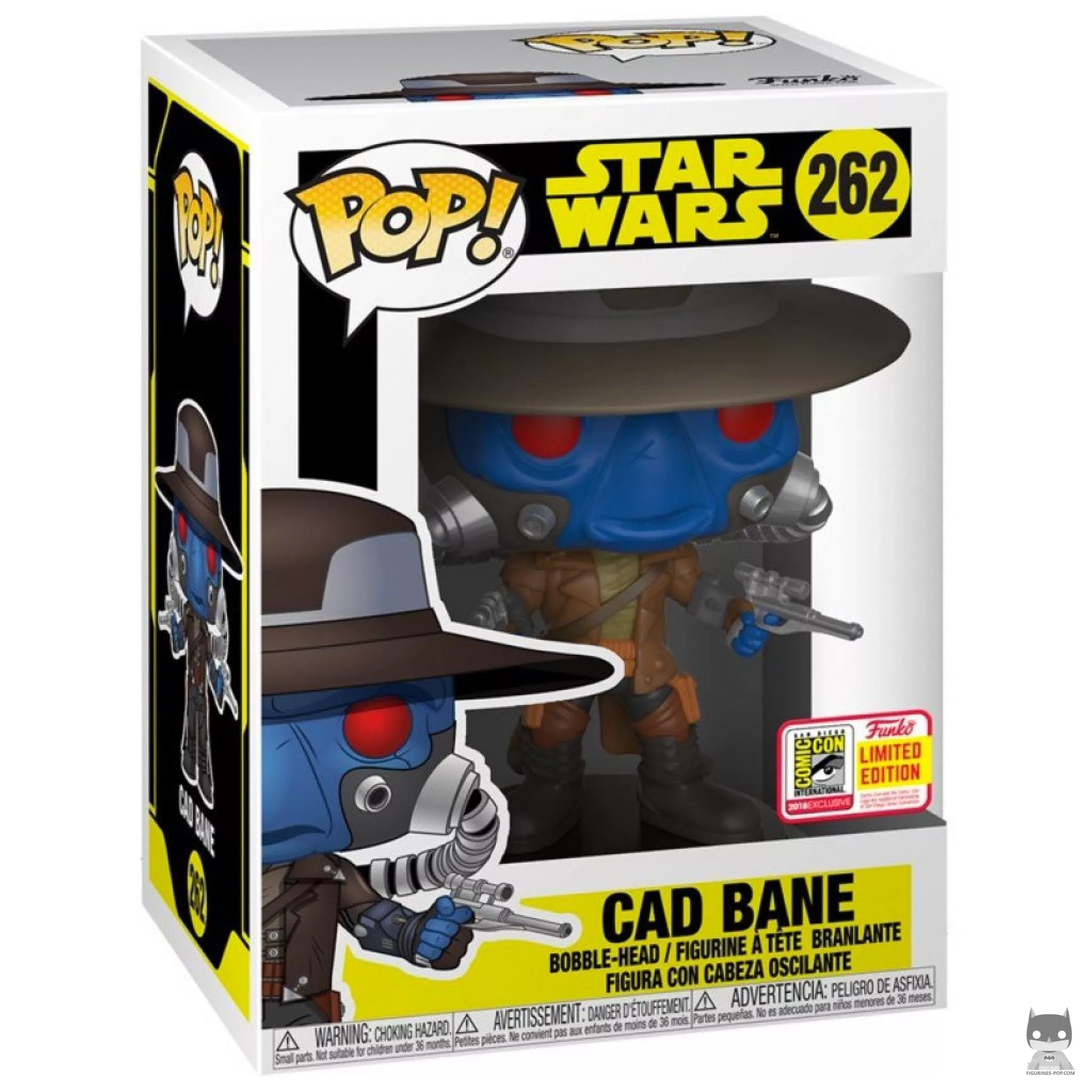 Cad Bane Funko Pop! figure in its box