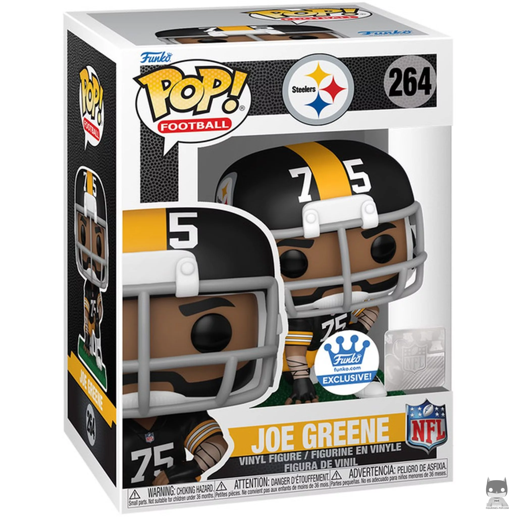 Joe Greene Funko Pop! figure in its box