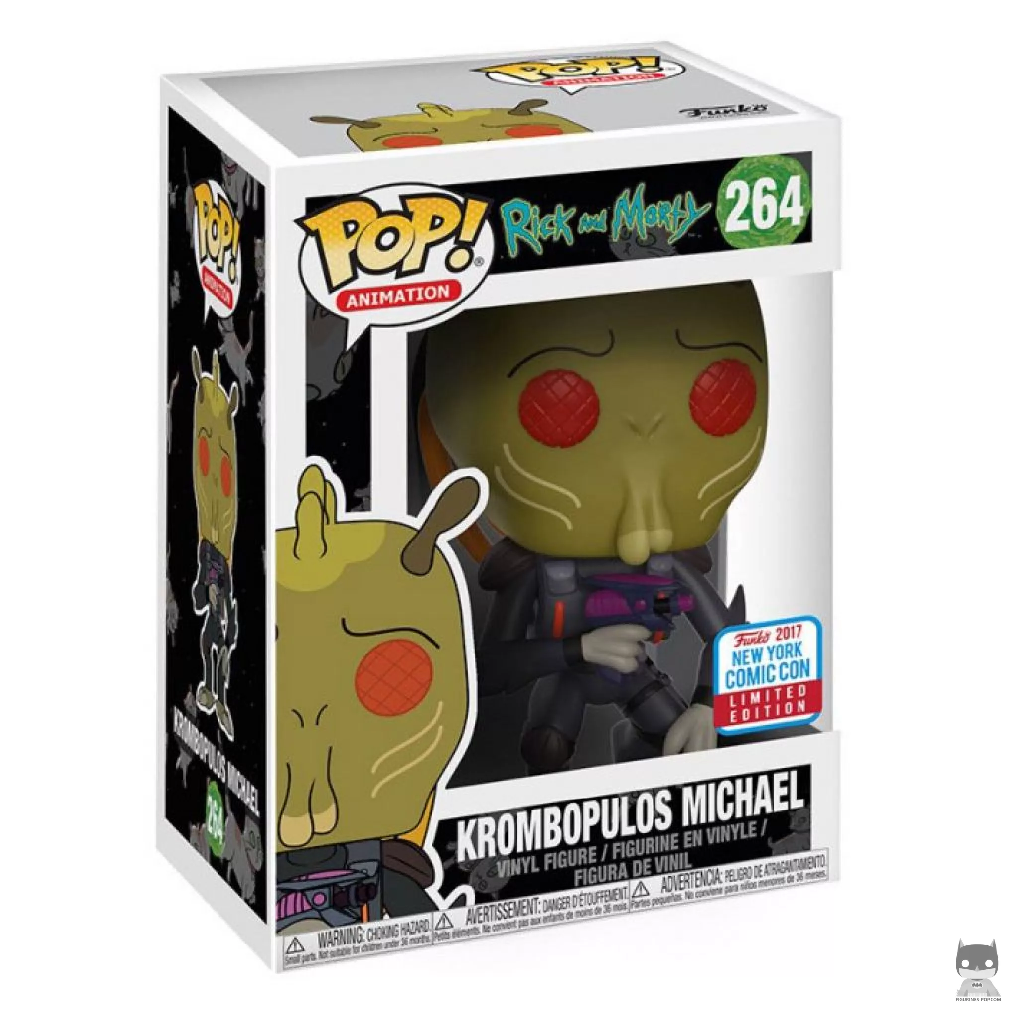 Krombopulos Michael Funko Pop! figure in its box
