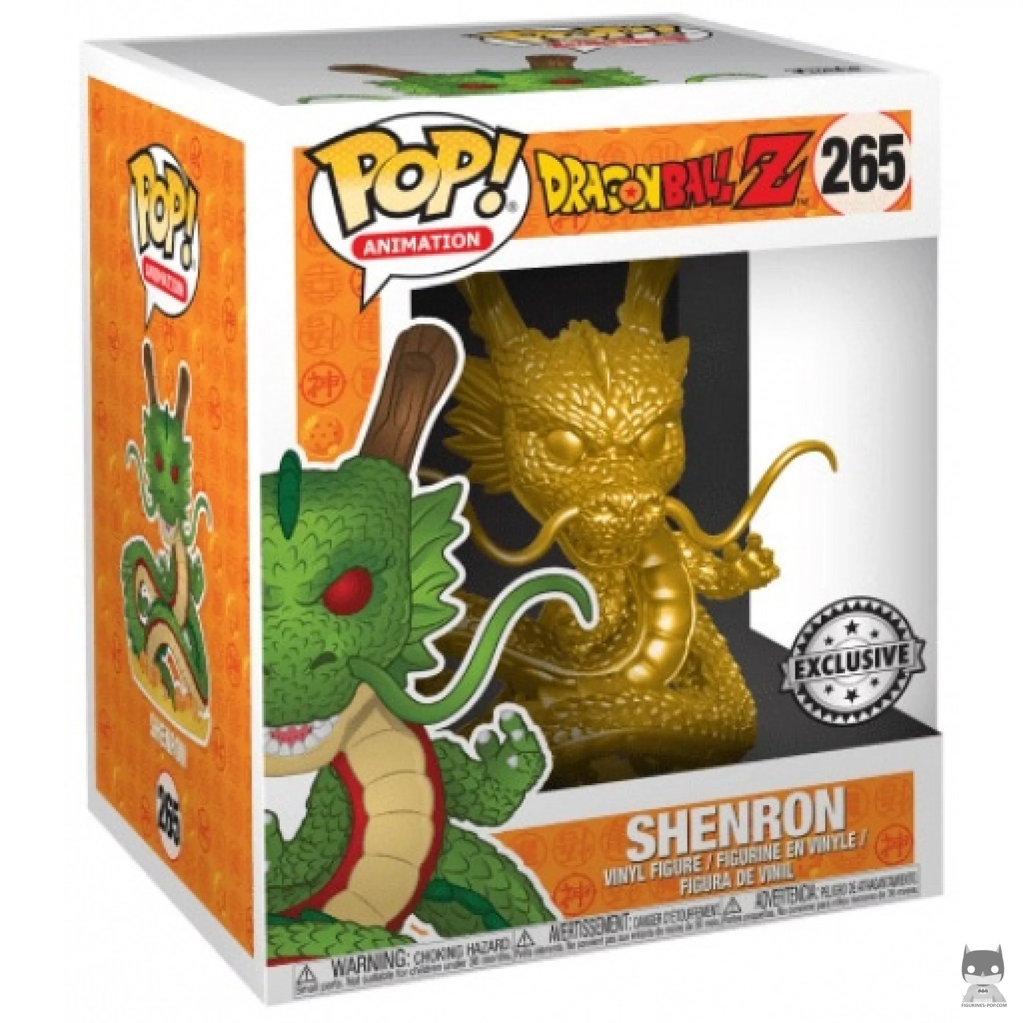 Shenron Dragon (Supersized & Gold) Funko Pop! figure in its box