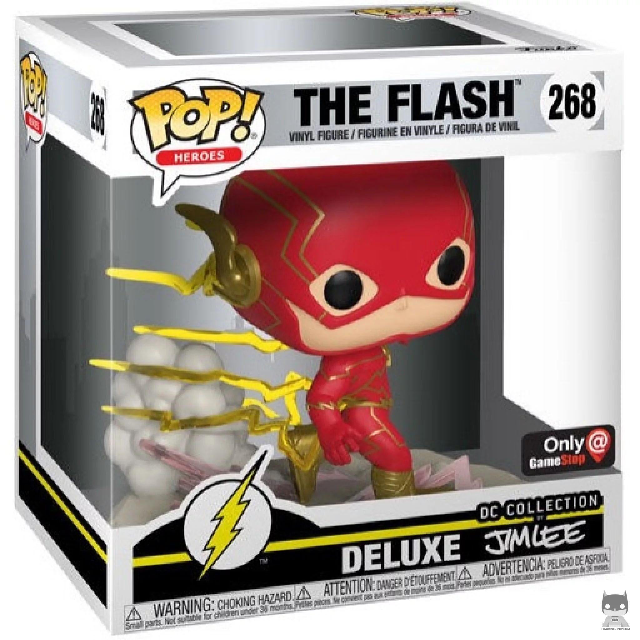 The Flash Funko Pop! figure in its box