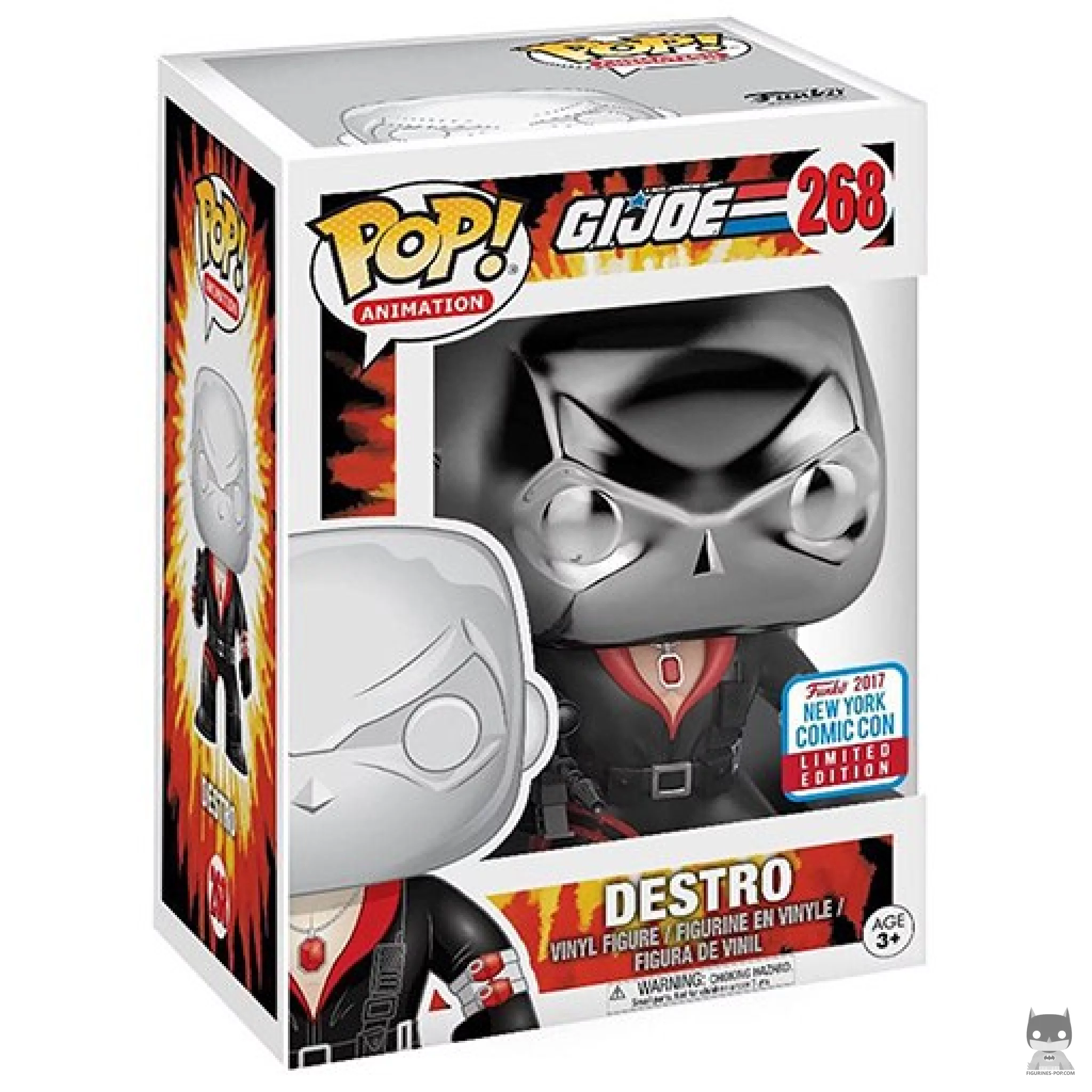 Destro Funko Pop! figure in its box