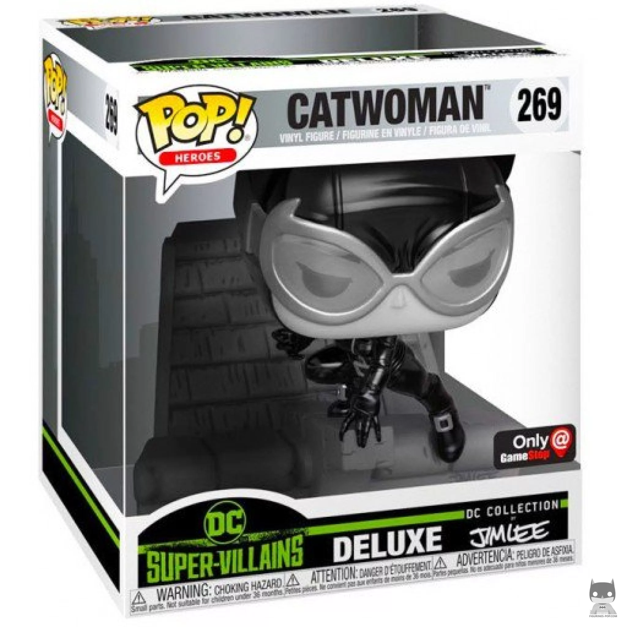 Catwoman (Black & White) Funko Pop! figure in its box