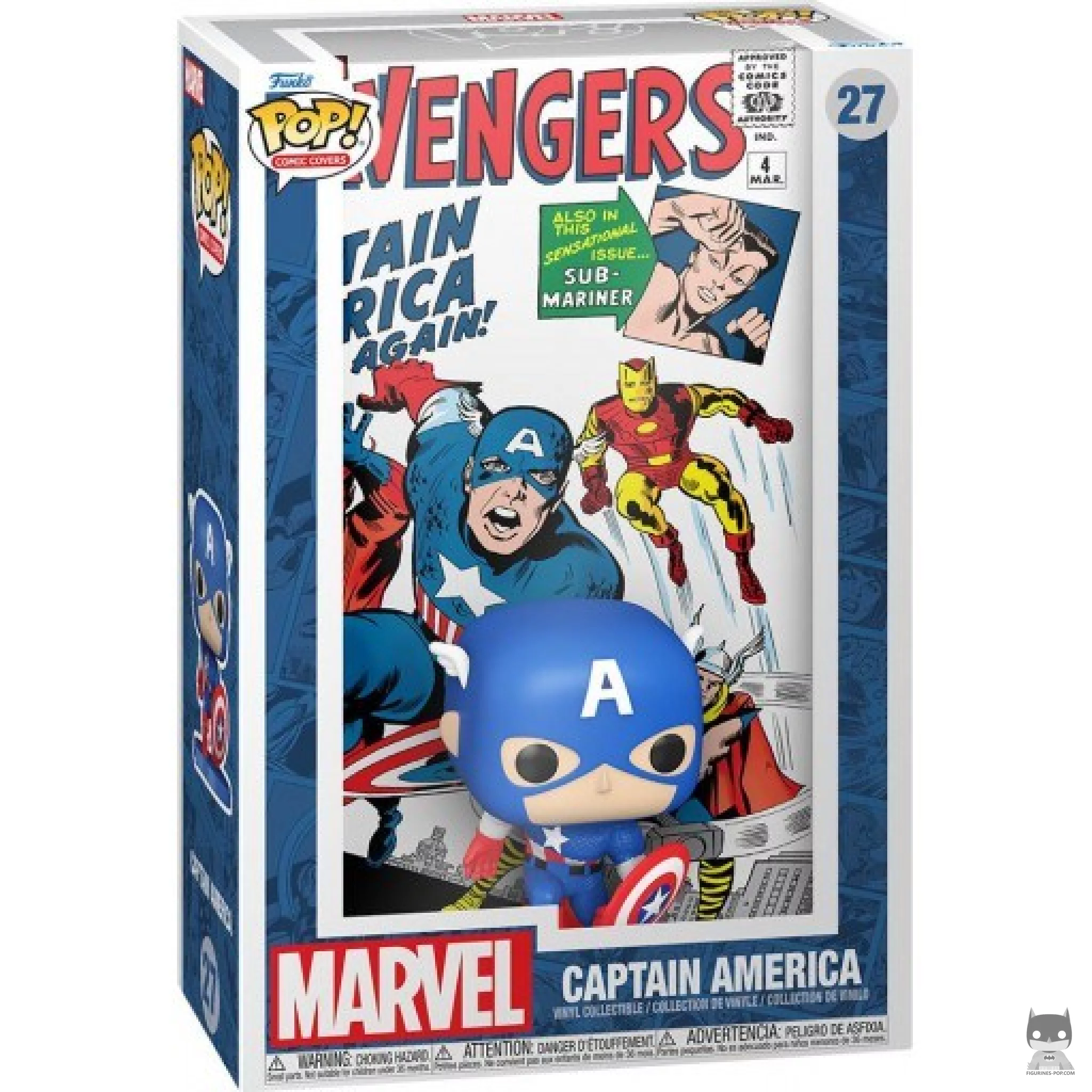 Captain America Funko Pop! figure in its box