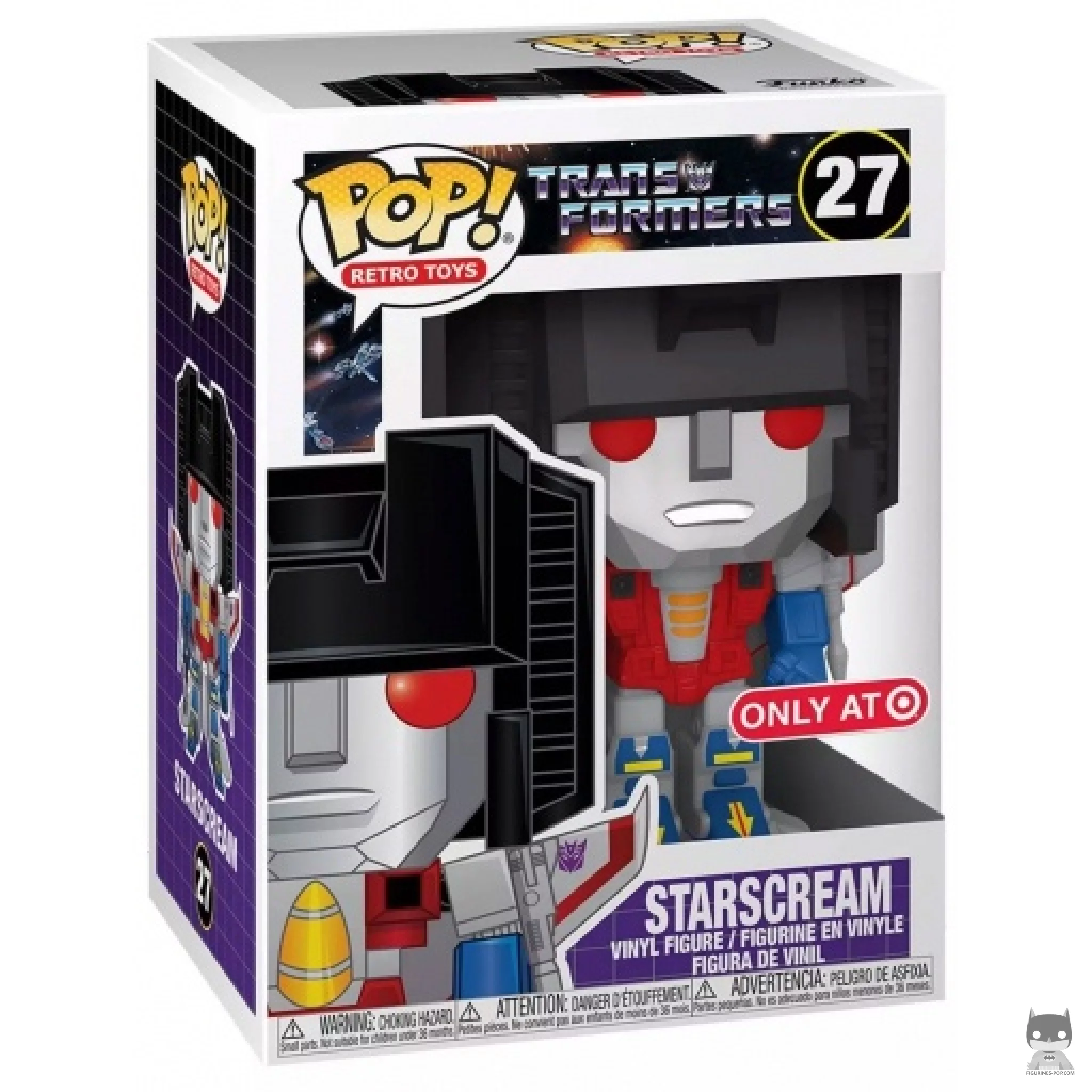 Starscream Funko Pop! figure in its box