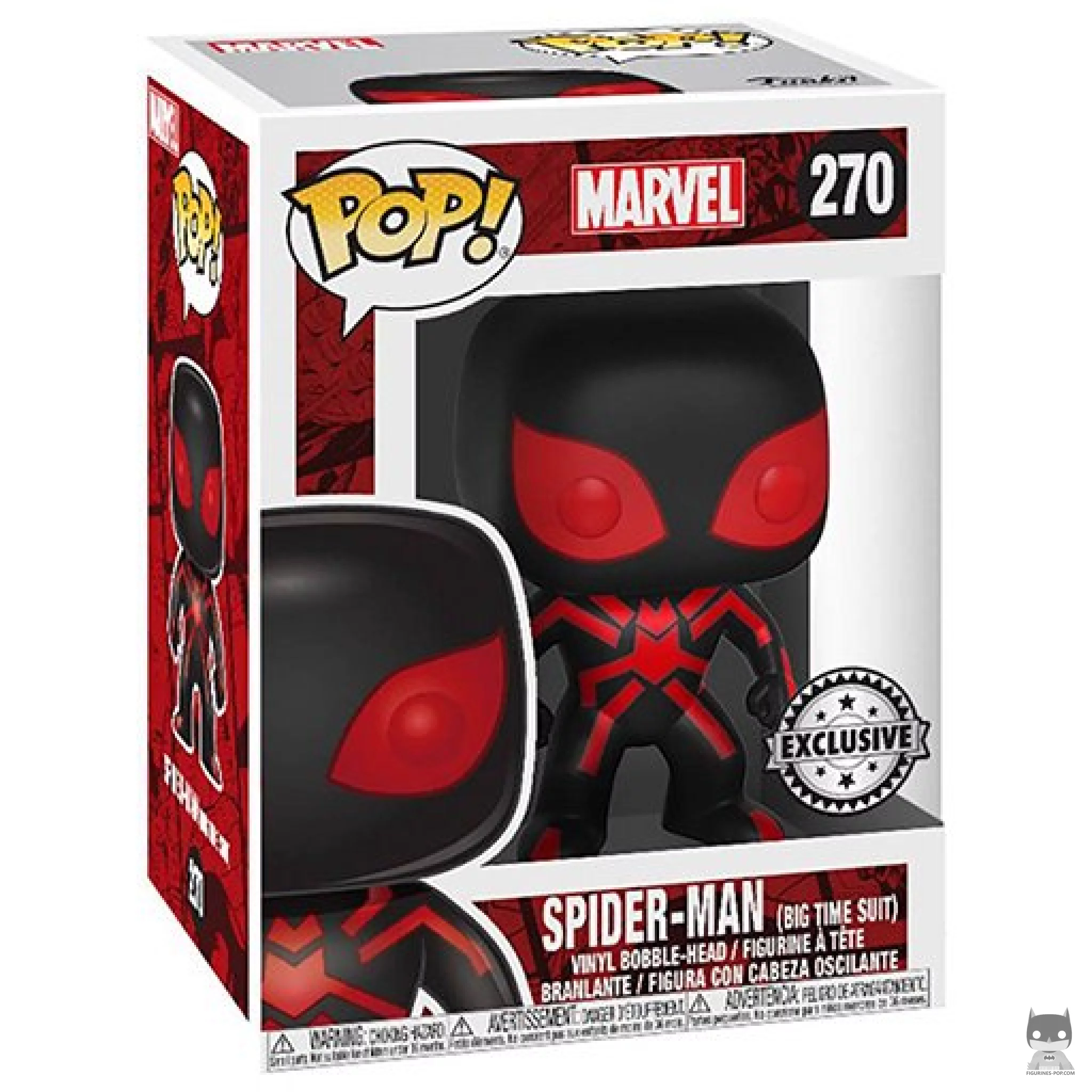 Spider-Man (Big Time Suit) Funko Pop! figure in its box