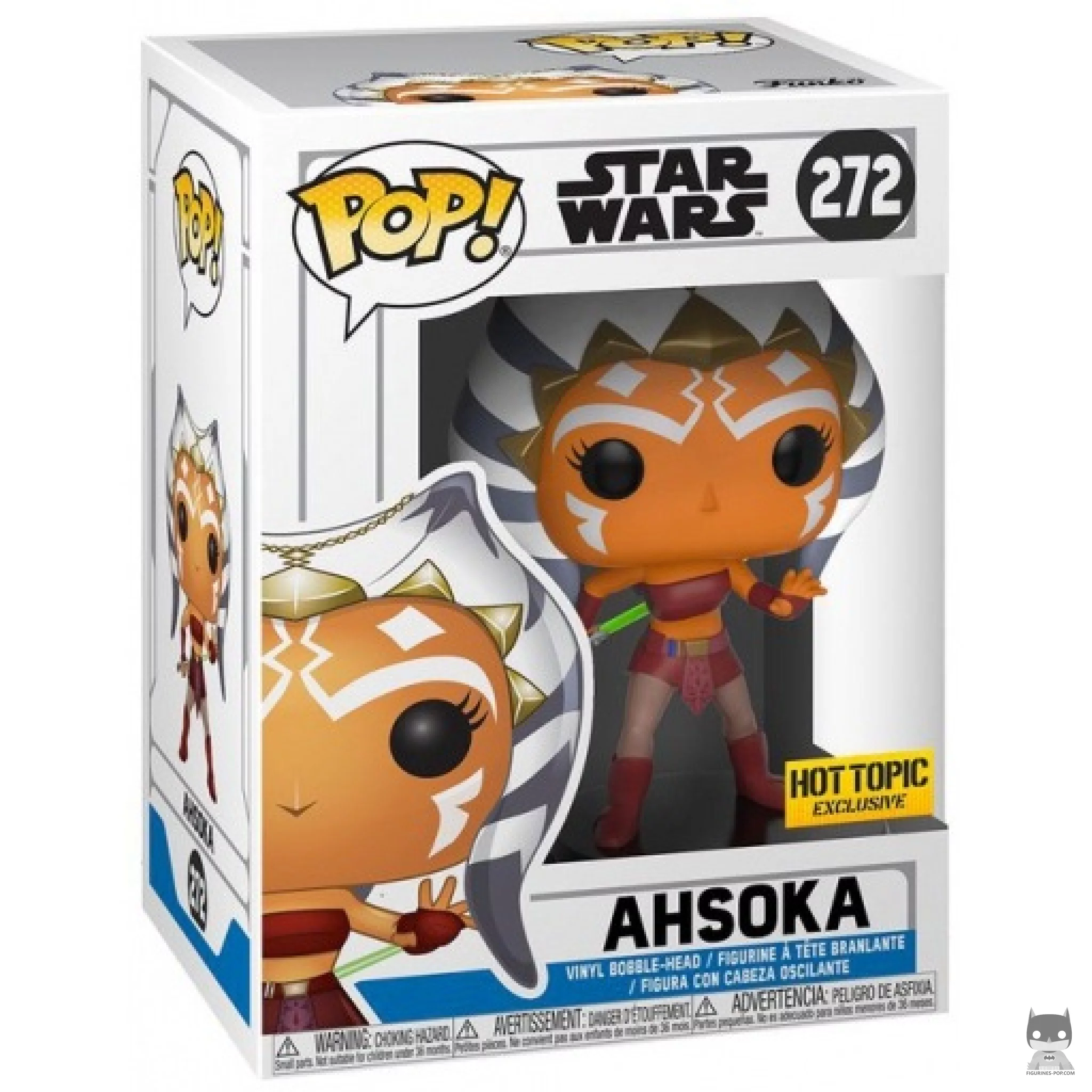 Ahsoka Tano Funko Pop! figure in its box