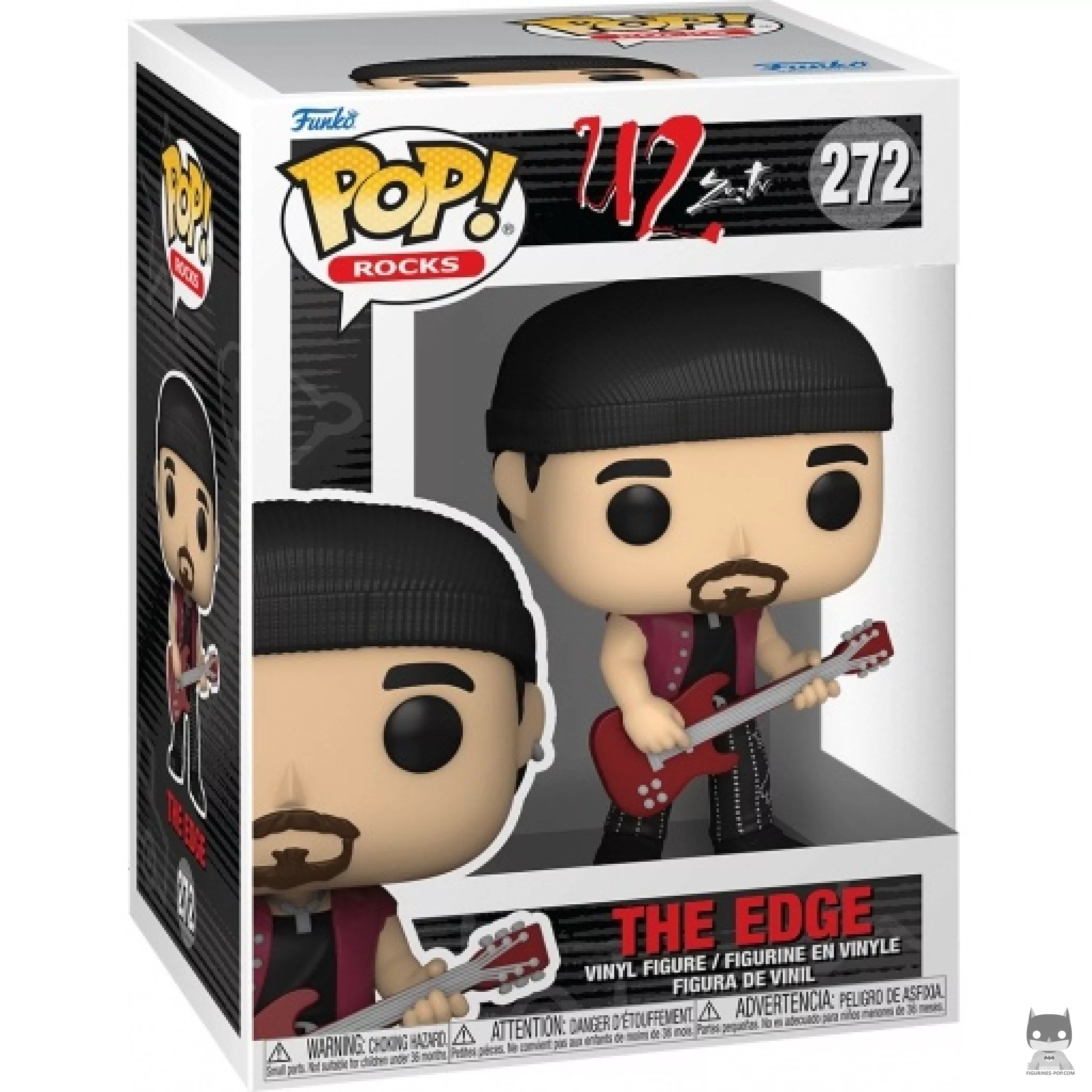 The Edge Funko Pop! figure in its box