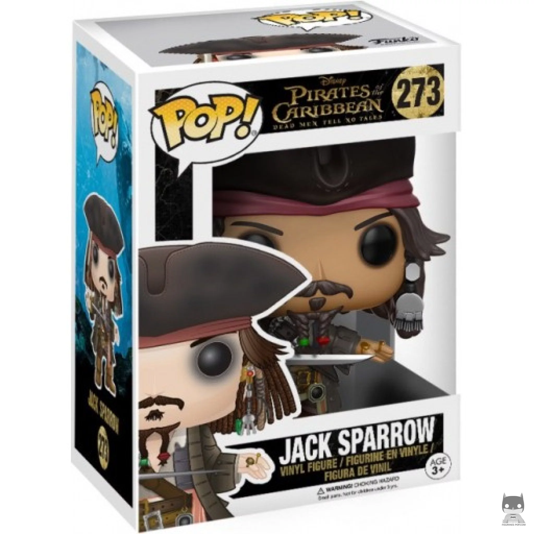 Captain Jack Sparrow Funko Pop! figure in its box