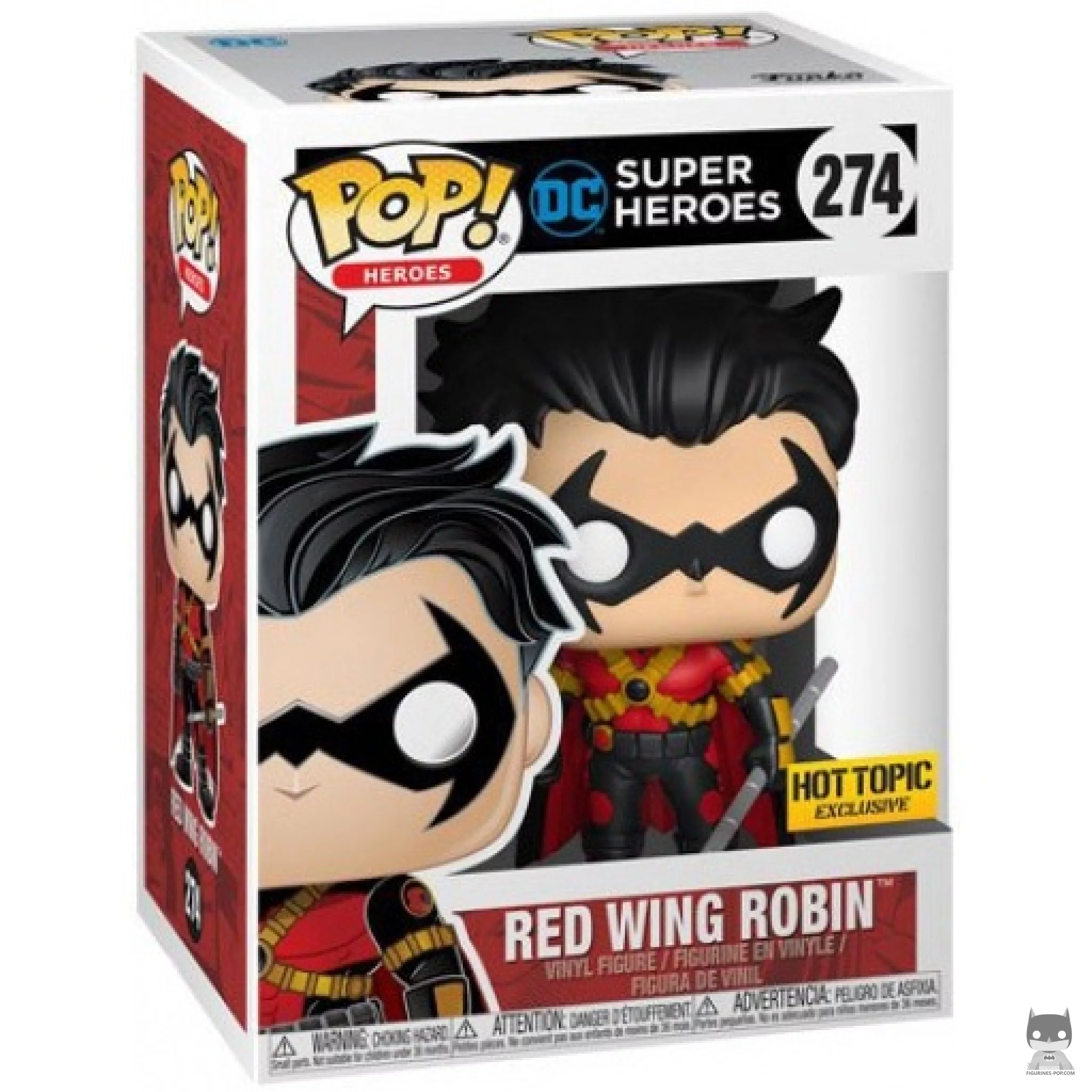 Red Wing Robin Funko Pop! figure in its box