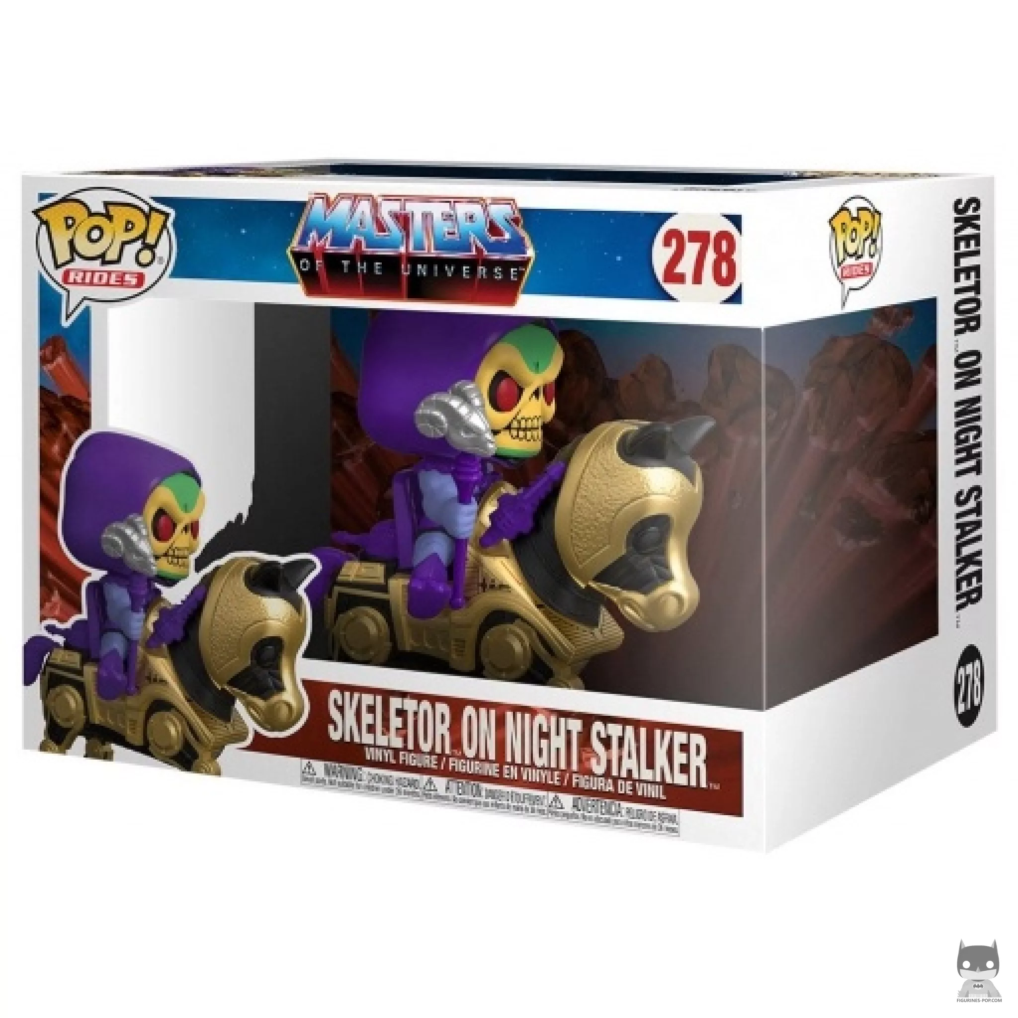 Skeletor on Night Stalker Funko Pop! figure in its box