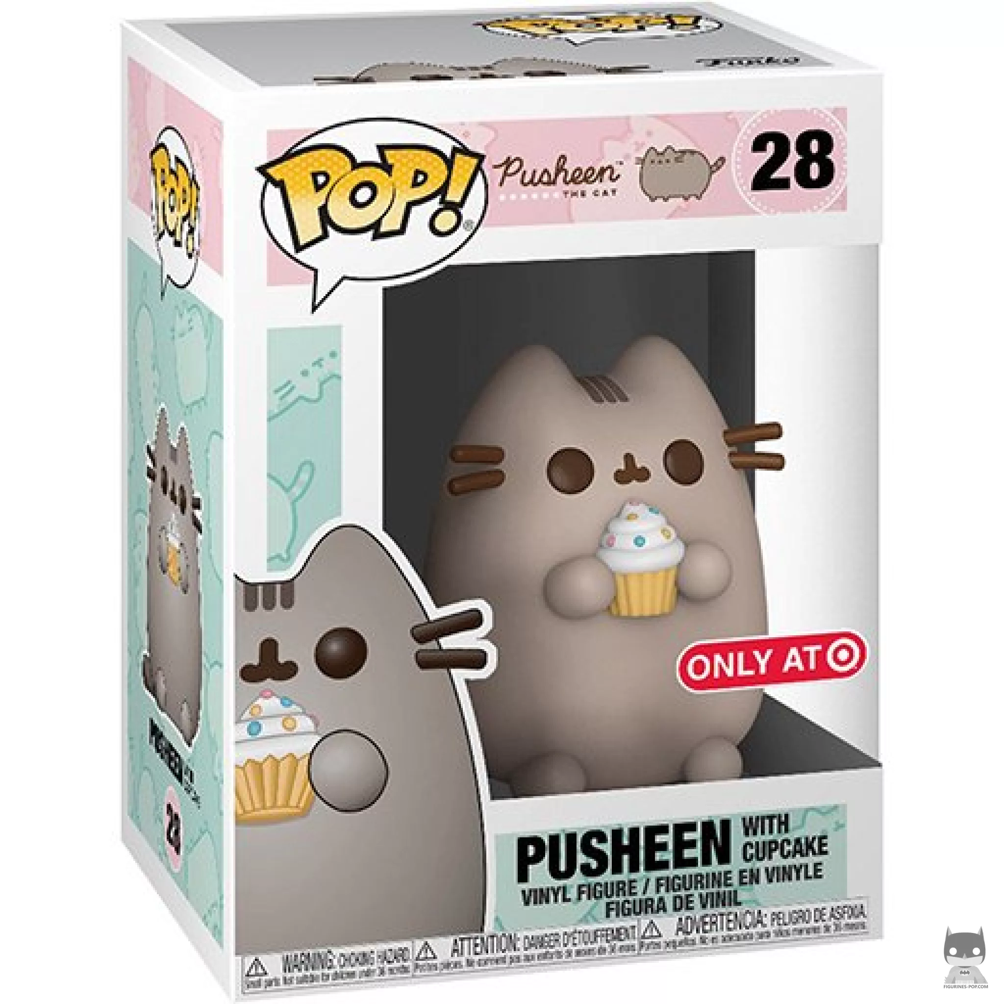 Pusheen with cupcake Funko Pop! figure in its box