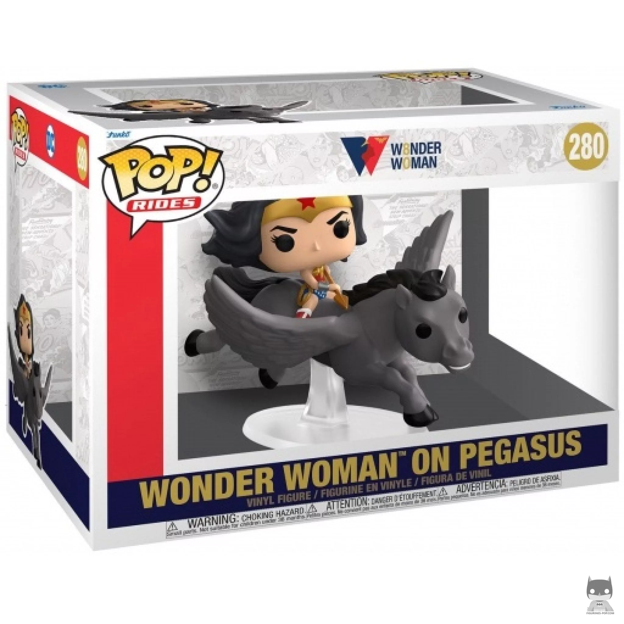Wonder Woman on Pegasus Funko Pop! figure in its box