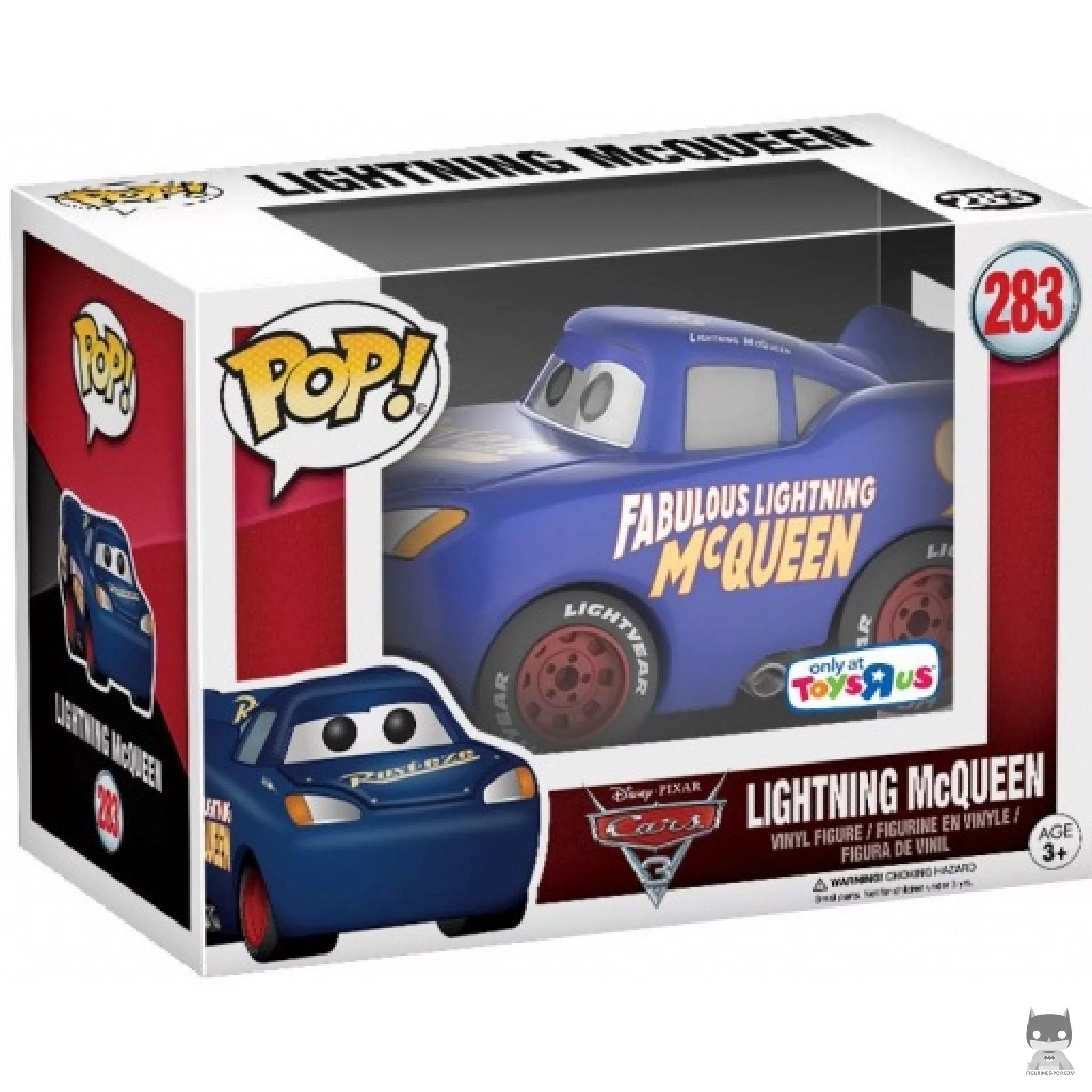 Lightning McQueen (Blue) Funko Pop! figure in its box