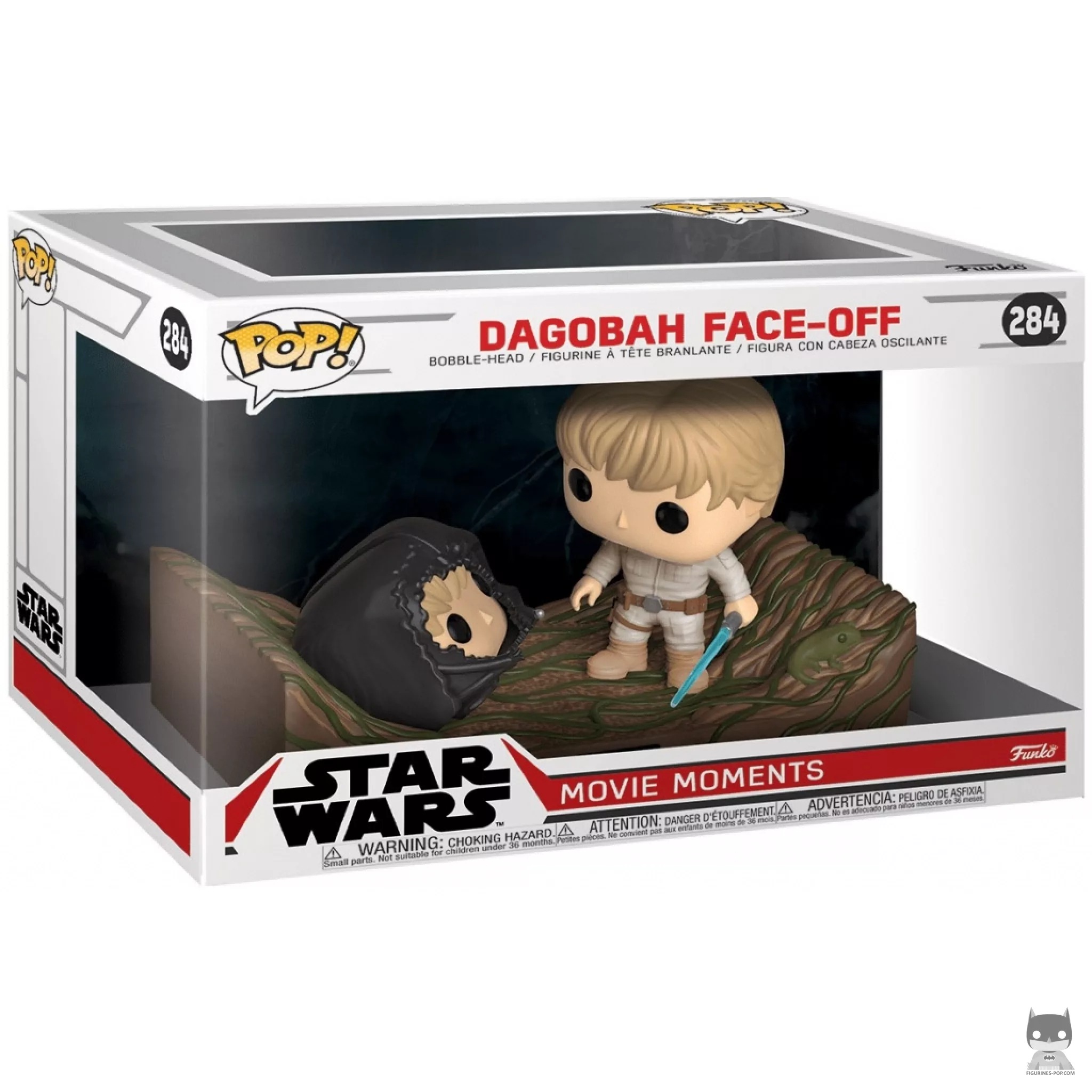 Dagobah Face-Off Funko Pop! figure in its box