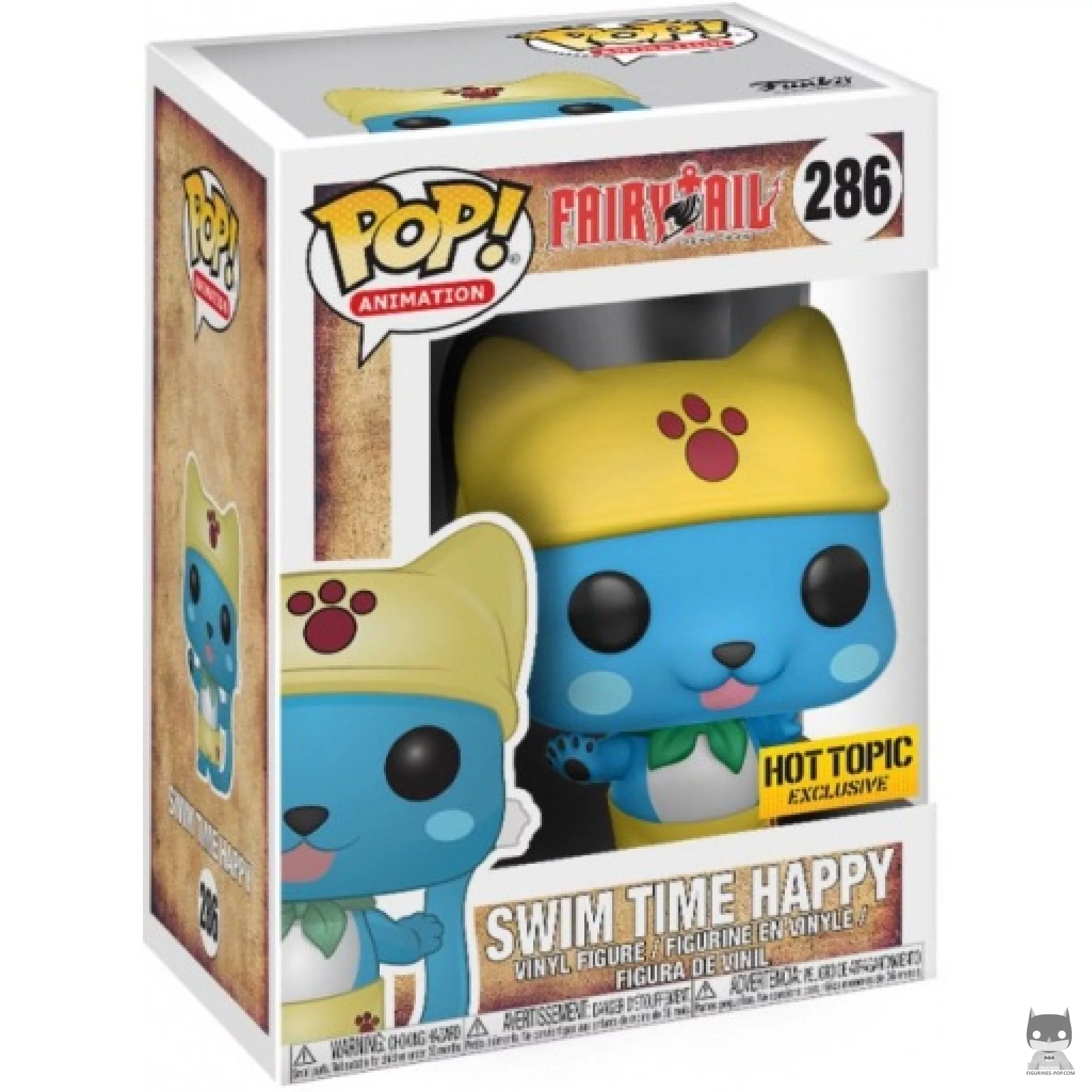 Happy Funko Pop! figure in its box