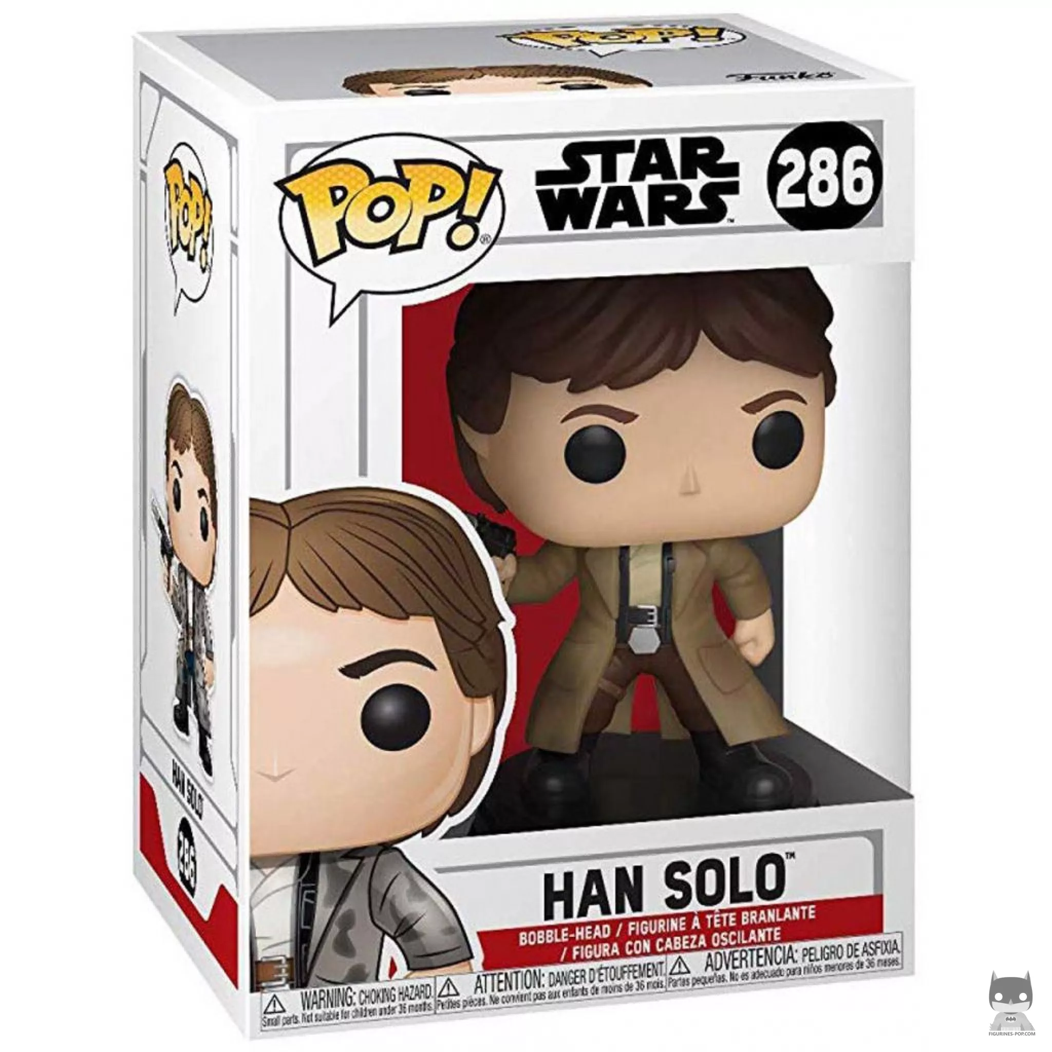 Han Solo on Endor Funko Pop! figure in its box
