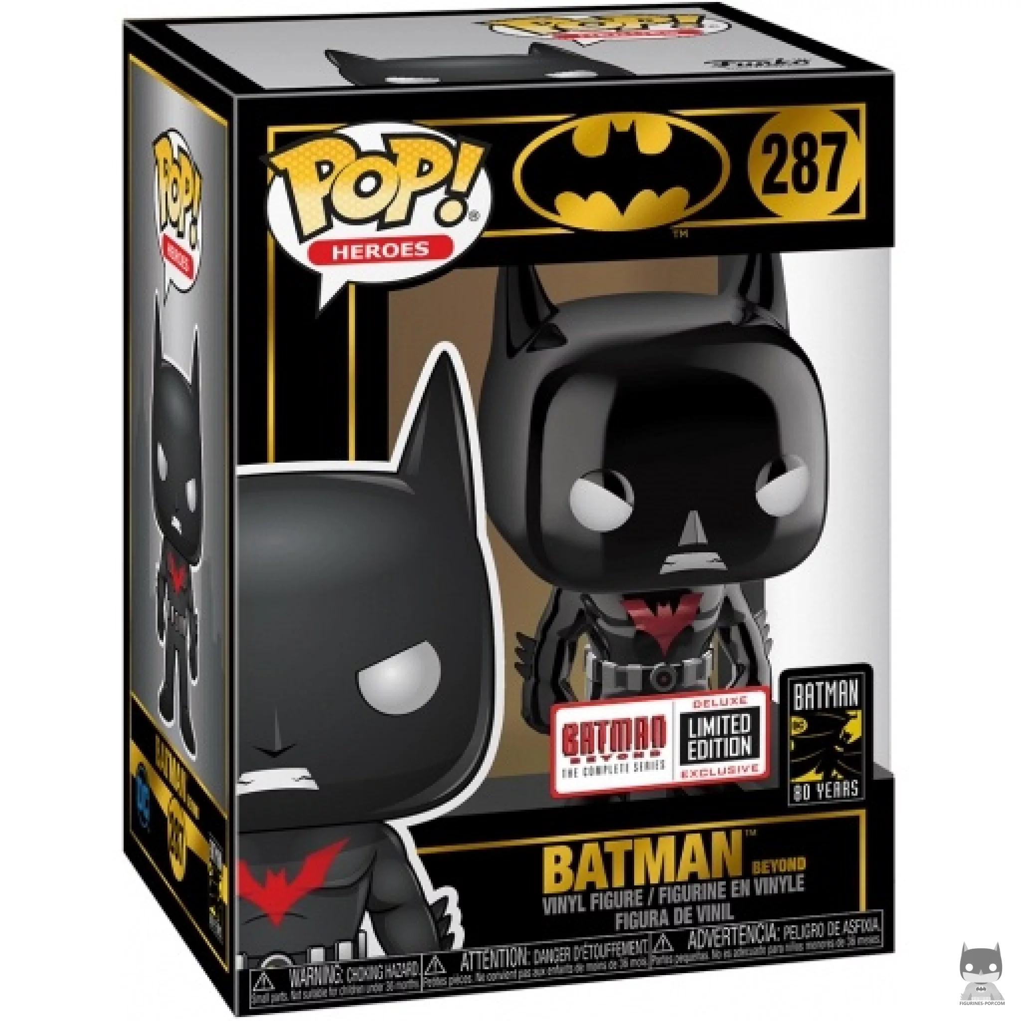 Batman Beyond (Chrome) Funko Pop! figure in its box