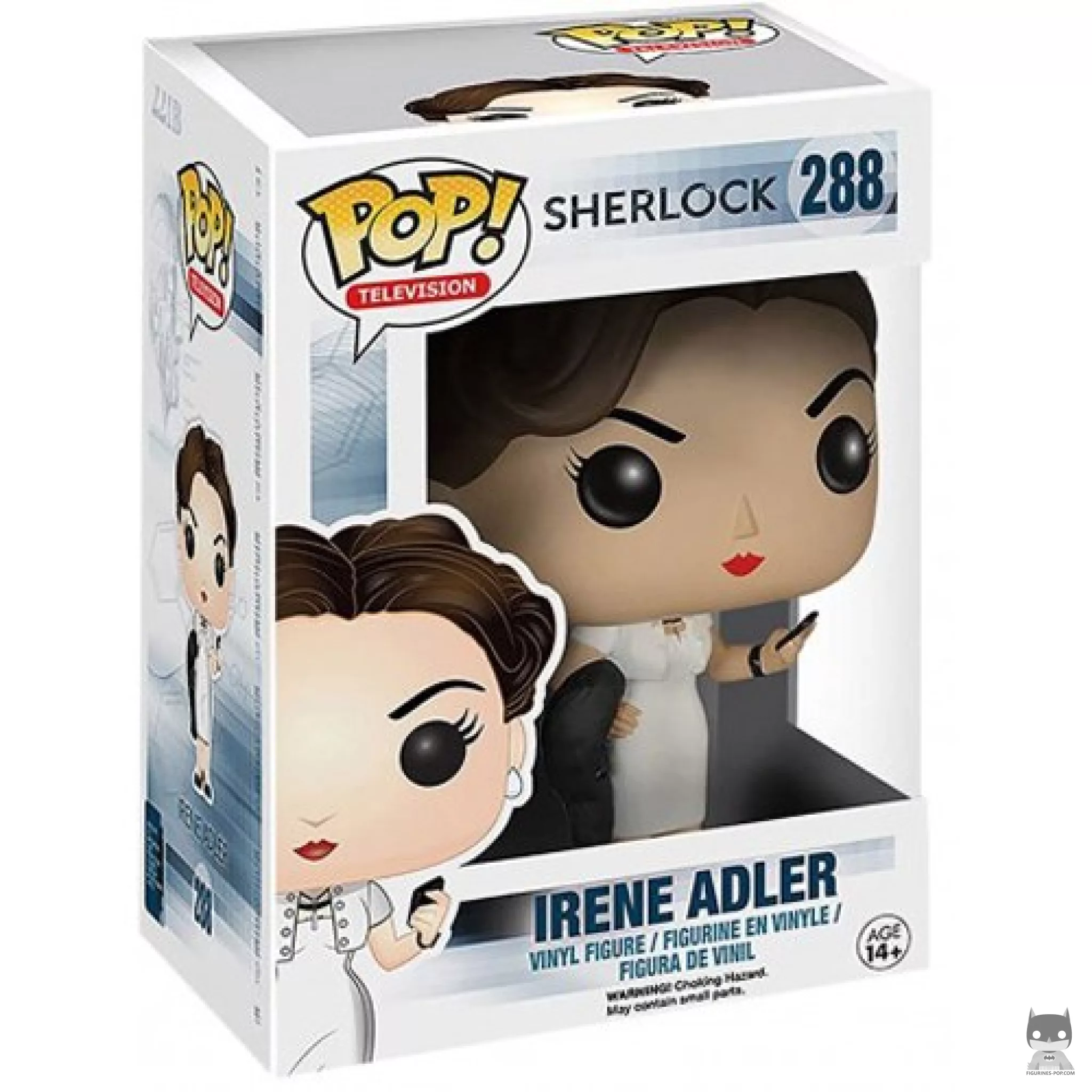 Irene Adler Funko Pop! figure in its box