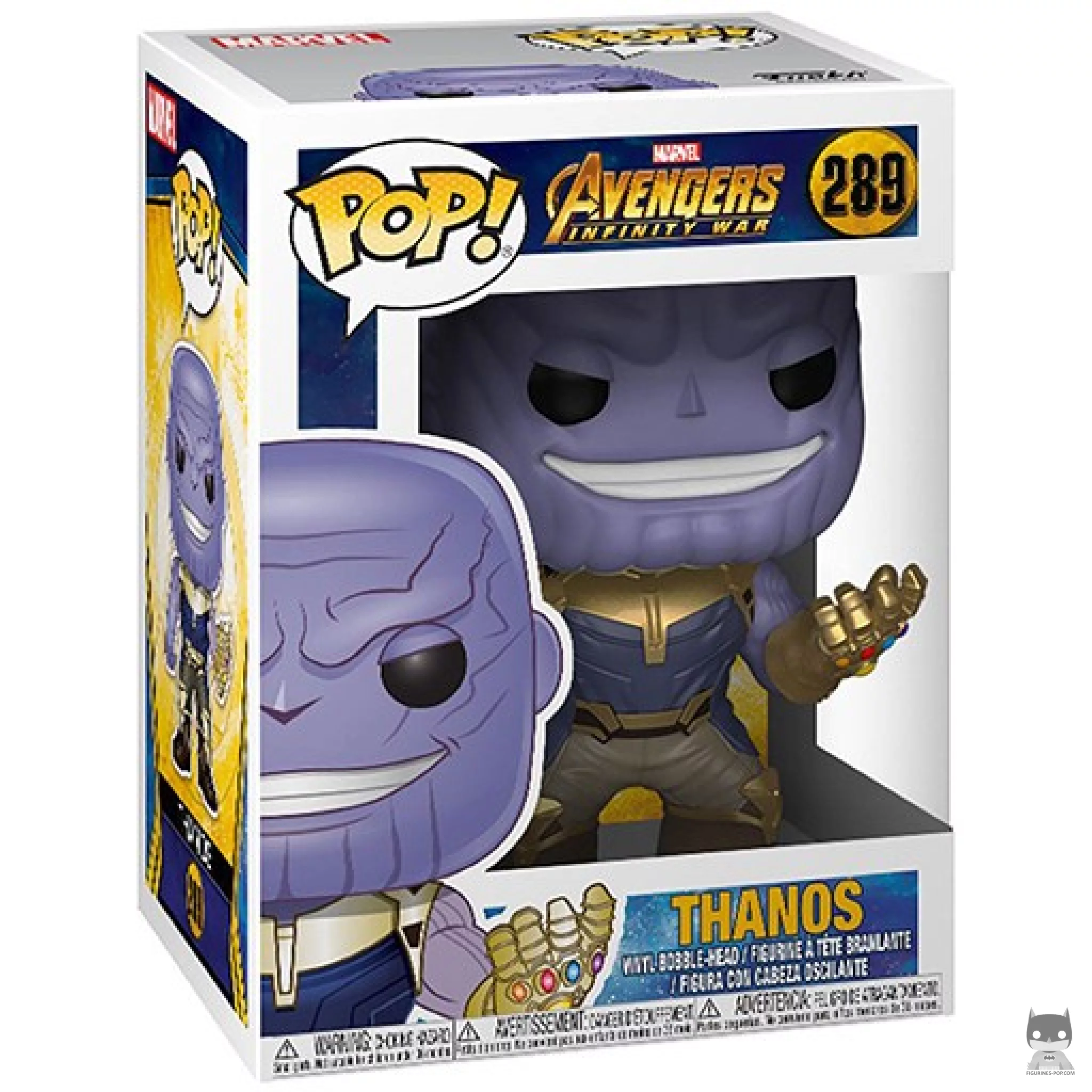 Thanos Funko Pop! figure in its box