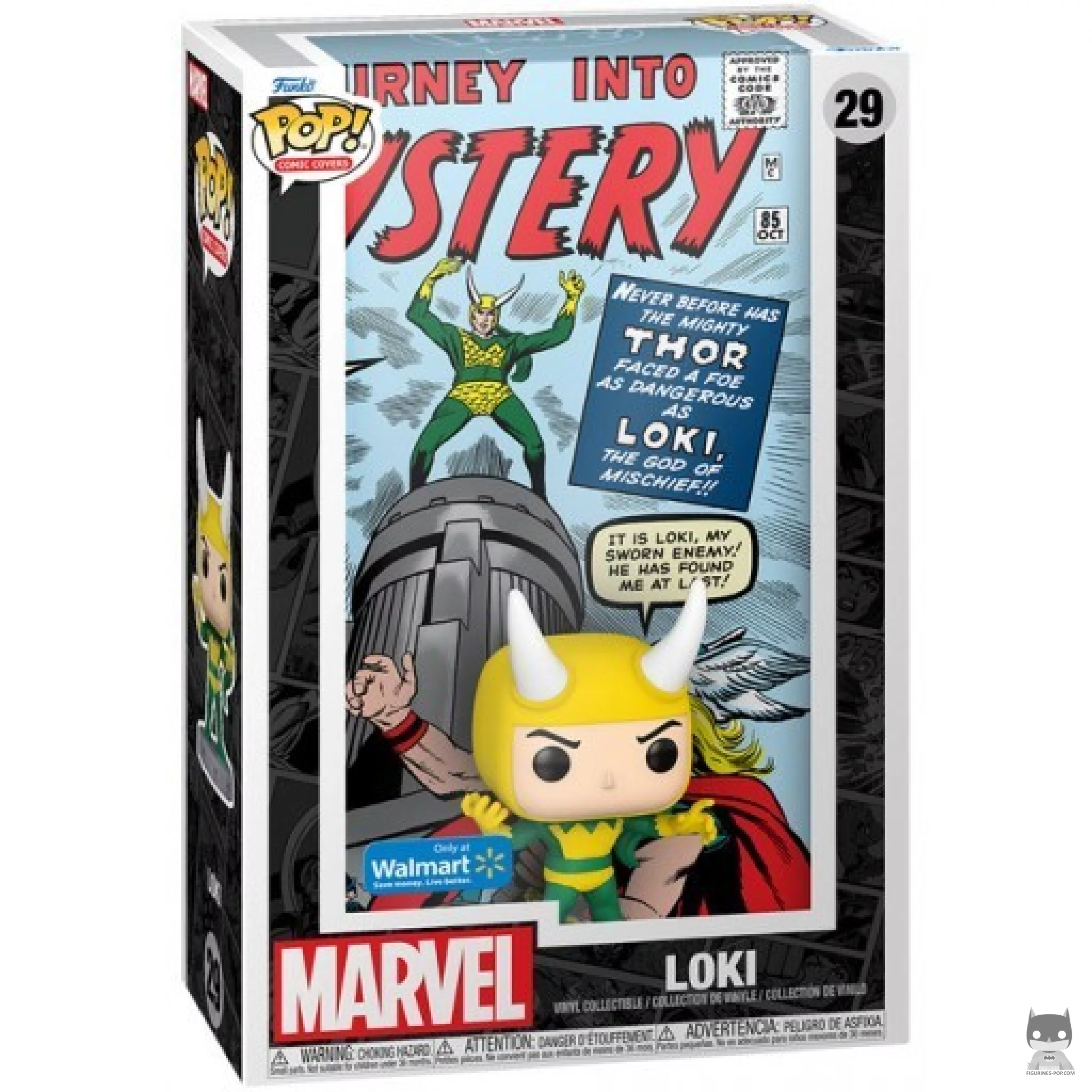 Loki Funko Pop! figure in its box