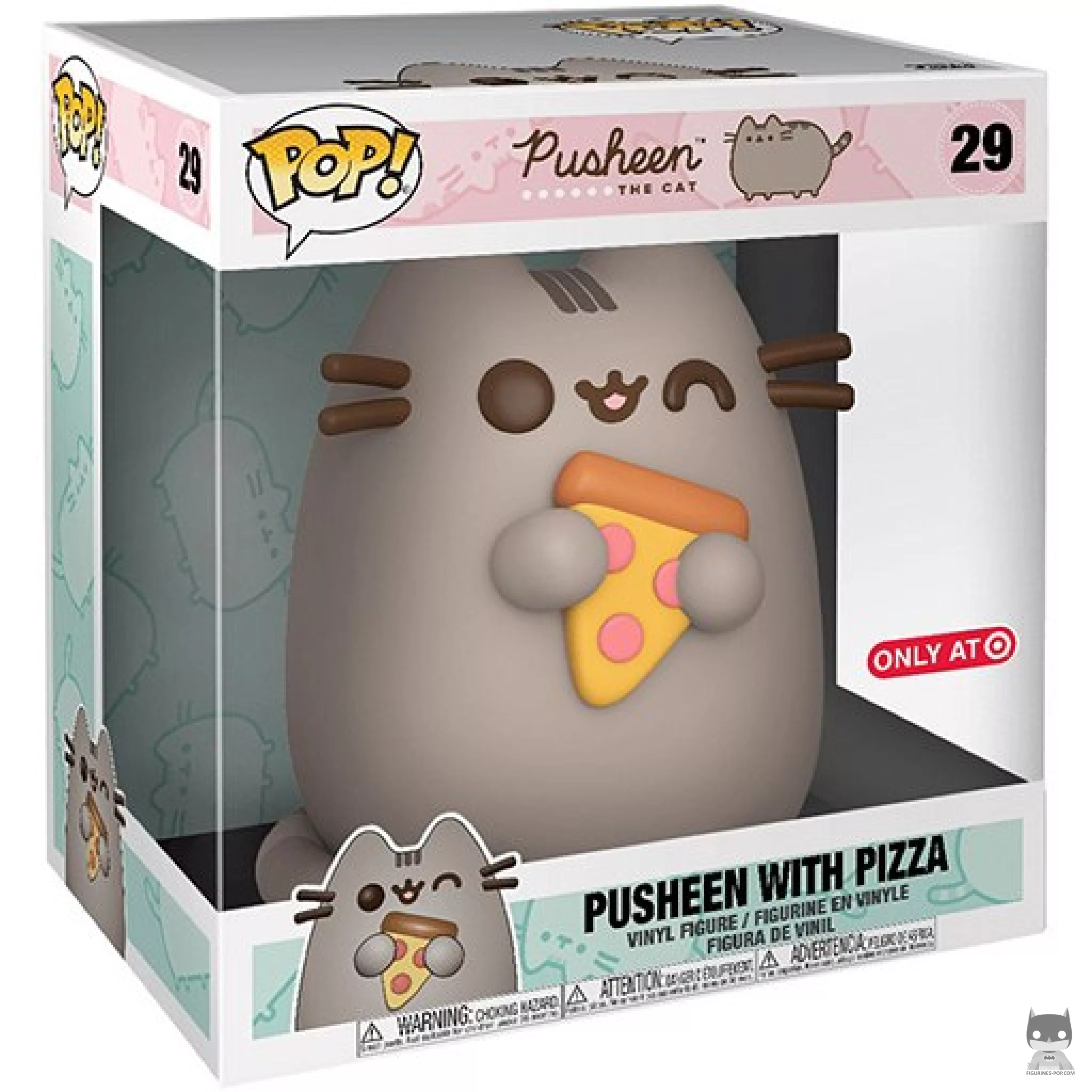 Pusheen with pizza (Supersized) Funko Pop! figure in its box