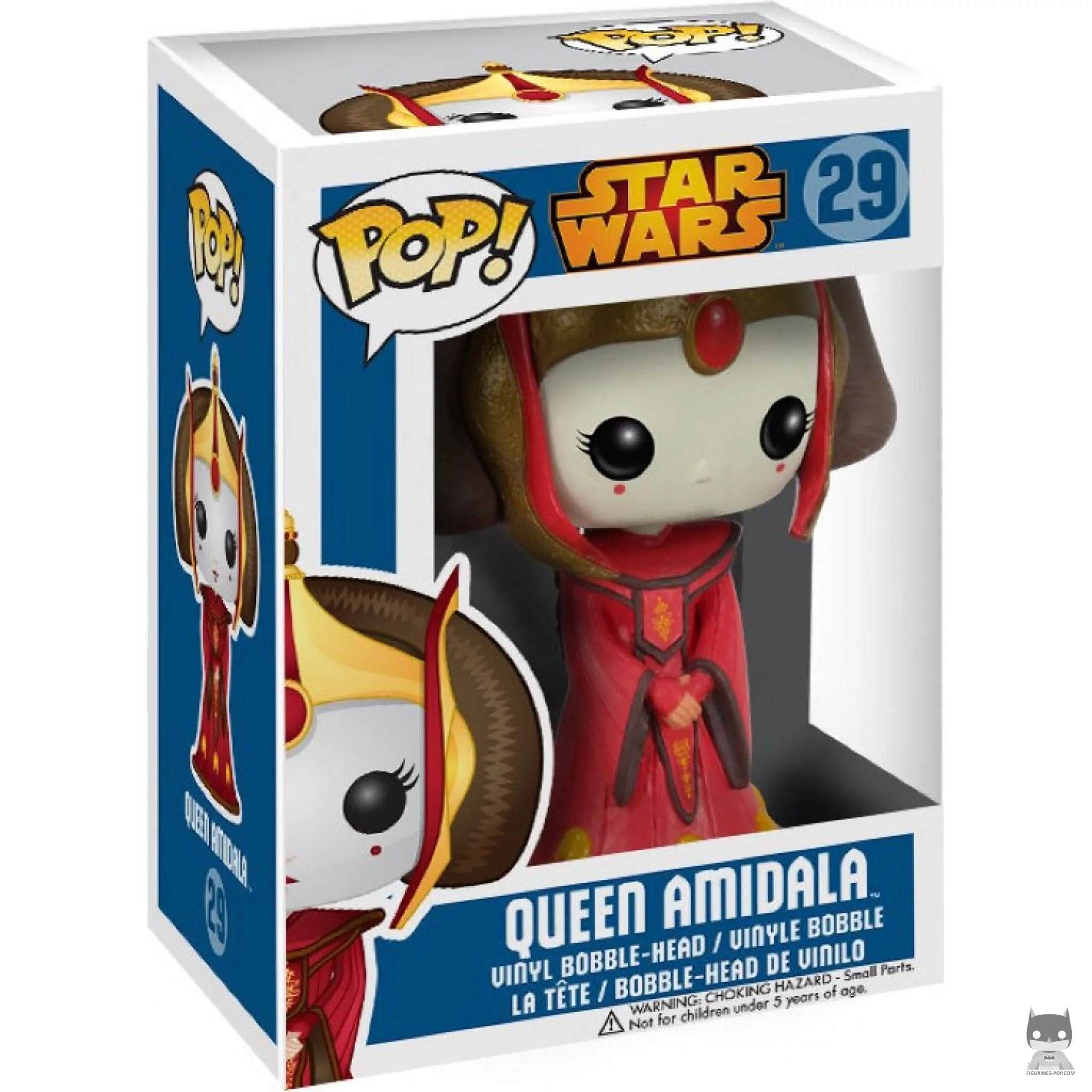 Queen Amidala Funko Pop! figure in its box