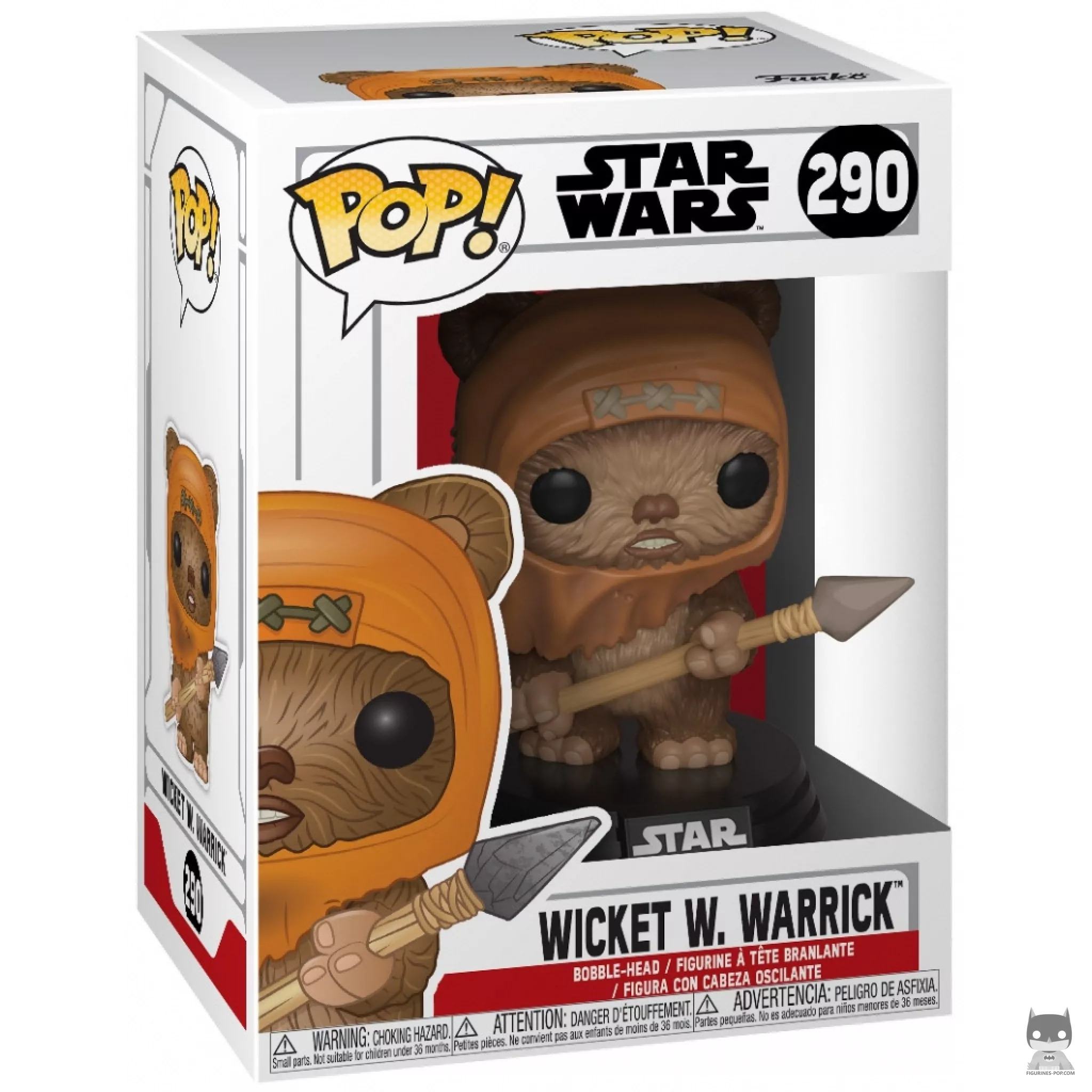 Wicket W. Warrick Funko Pop! figure in its box