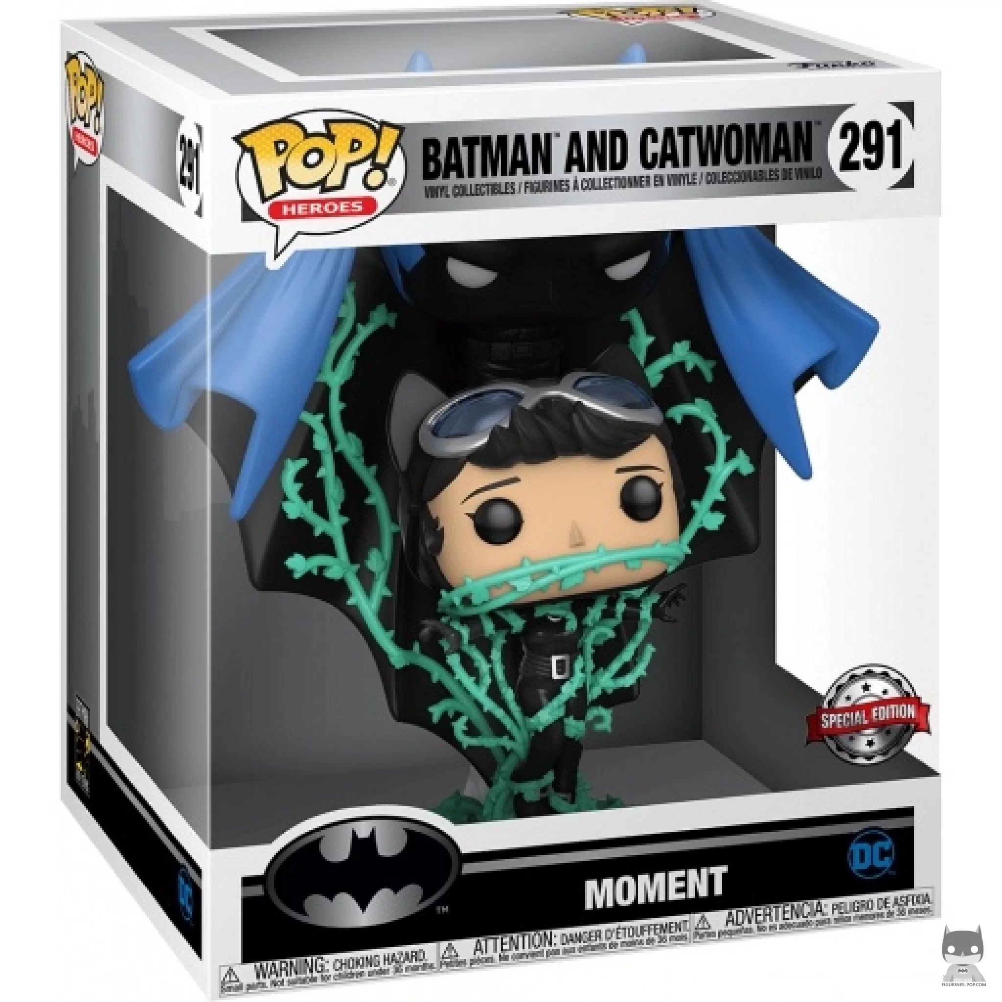 Batman and Catwoman Funko Pop! figure in its box