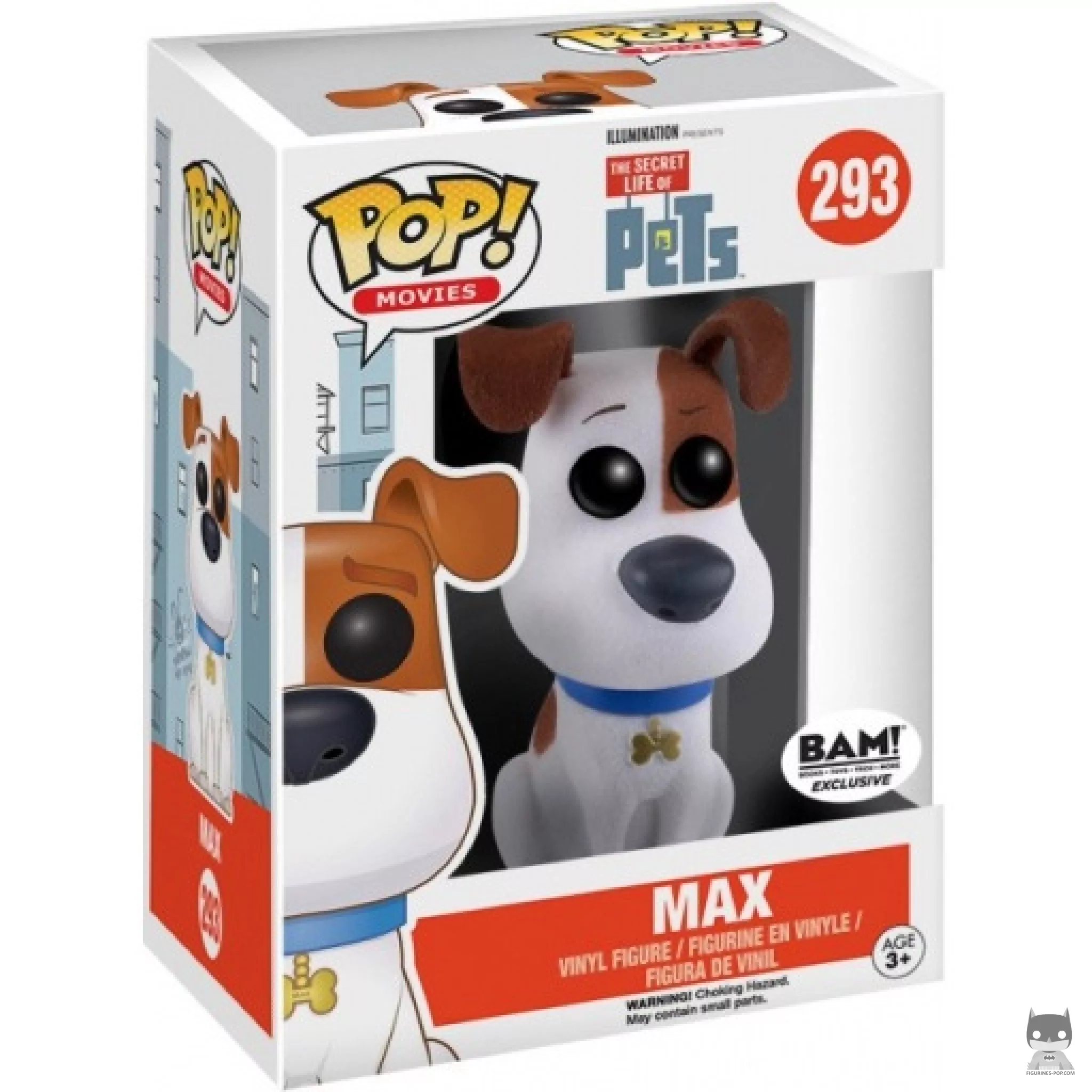 Max (Flocked) Funko Pop! figure in its box