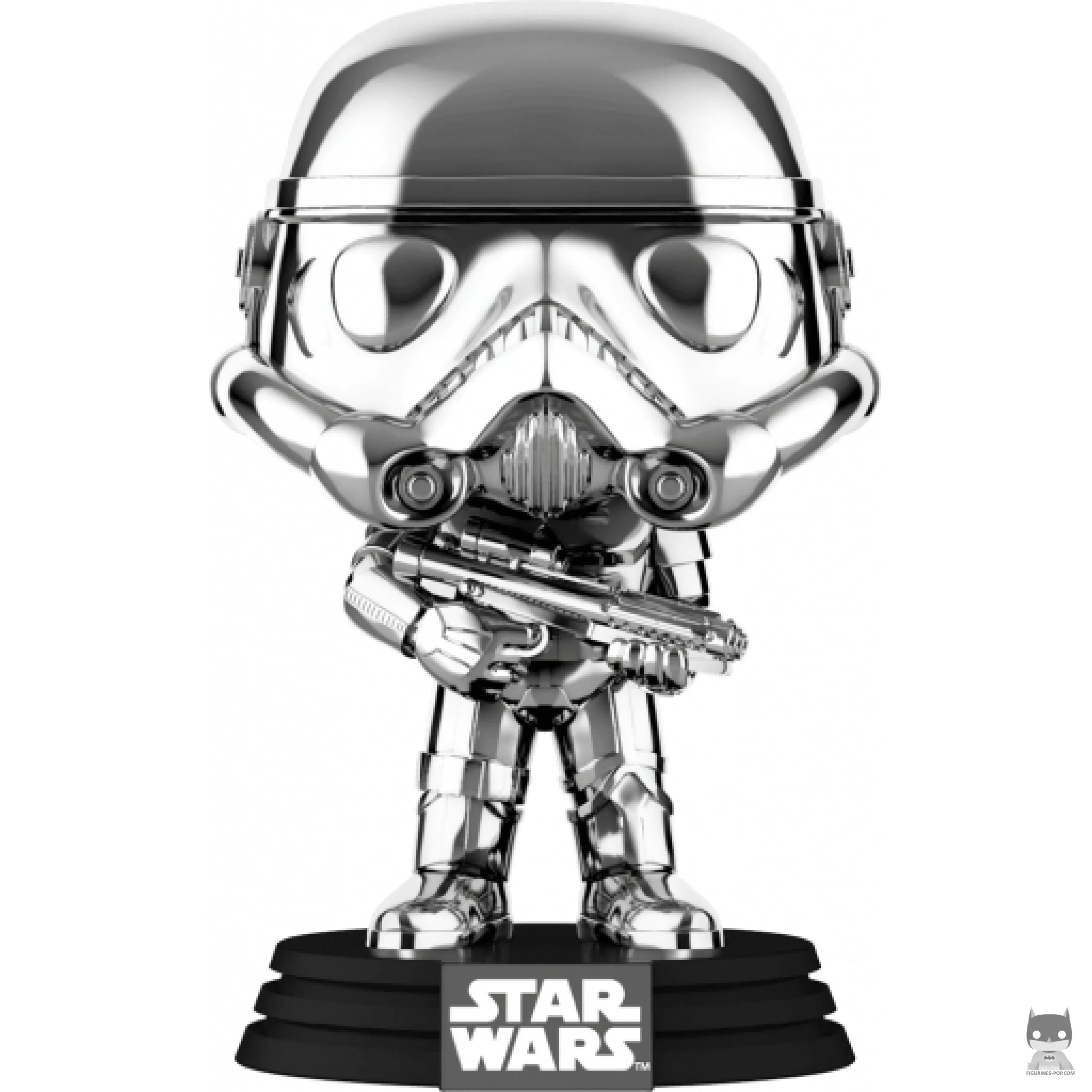 Stormtrooper (Silver Chrome) Funko Pop! figure (Star Wars: Episode I, The Phantom Menace)