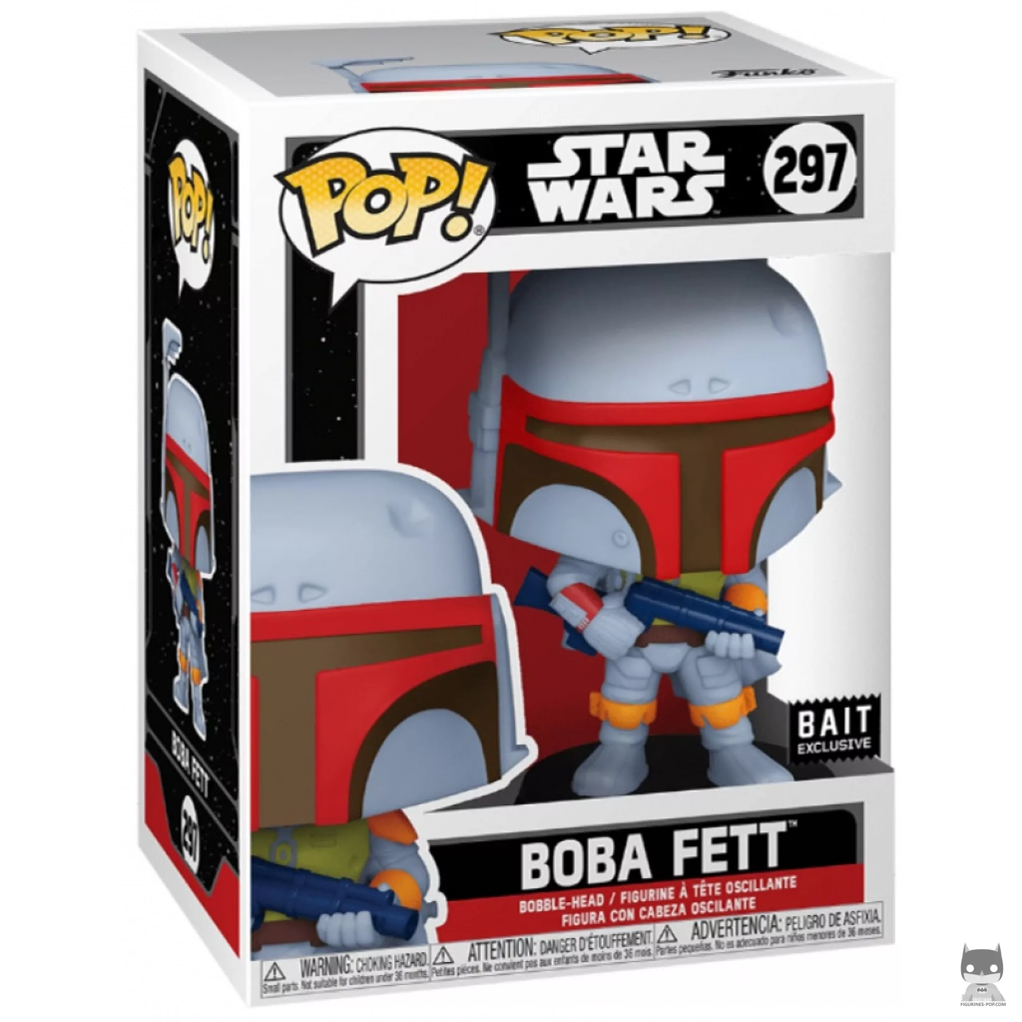 Boba Fett Funko Pop! figure in its box