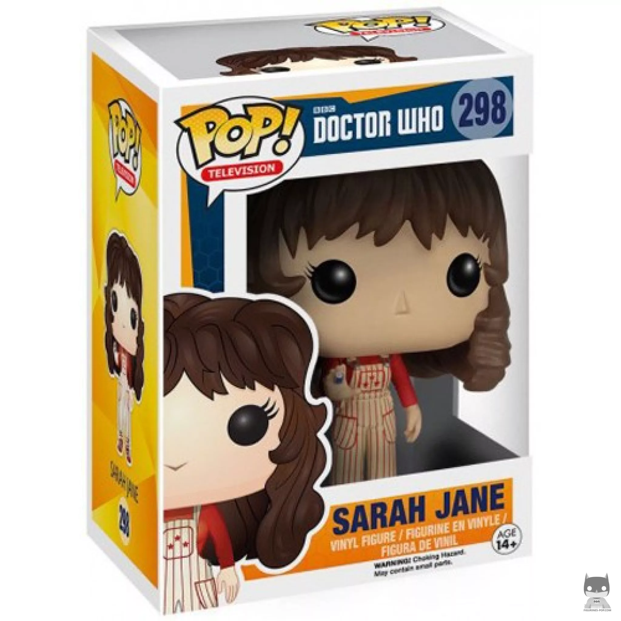Sarah Jane Smith Funko Pop! figure in its box