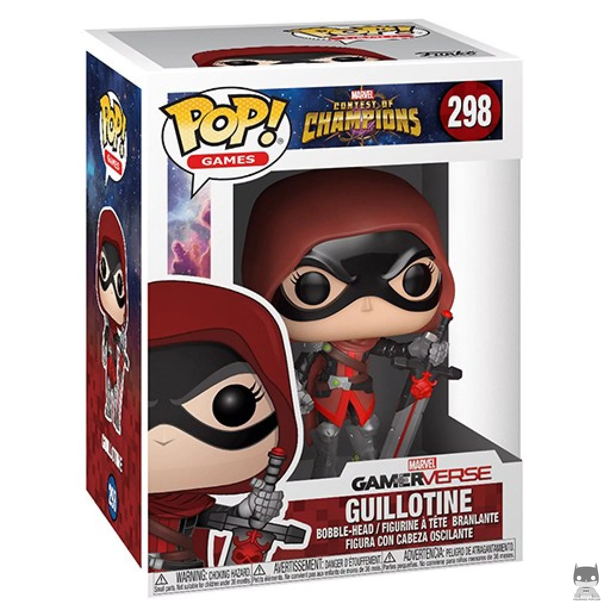 Guillotine Funko Pop! figure in its box
