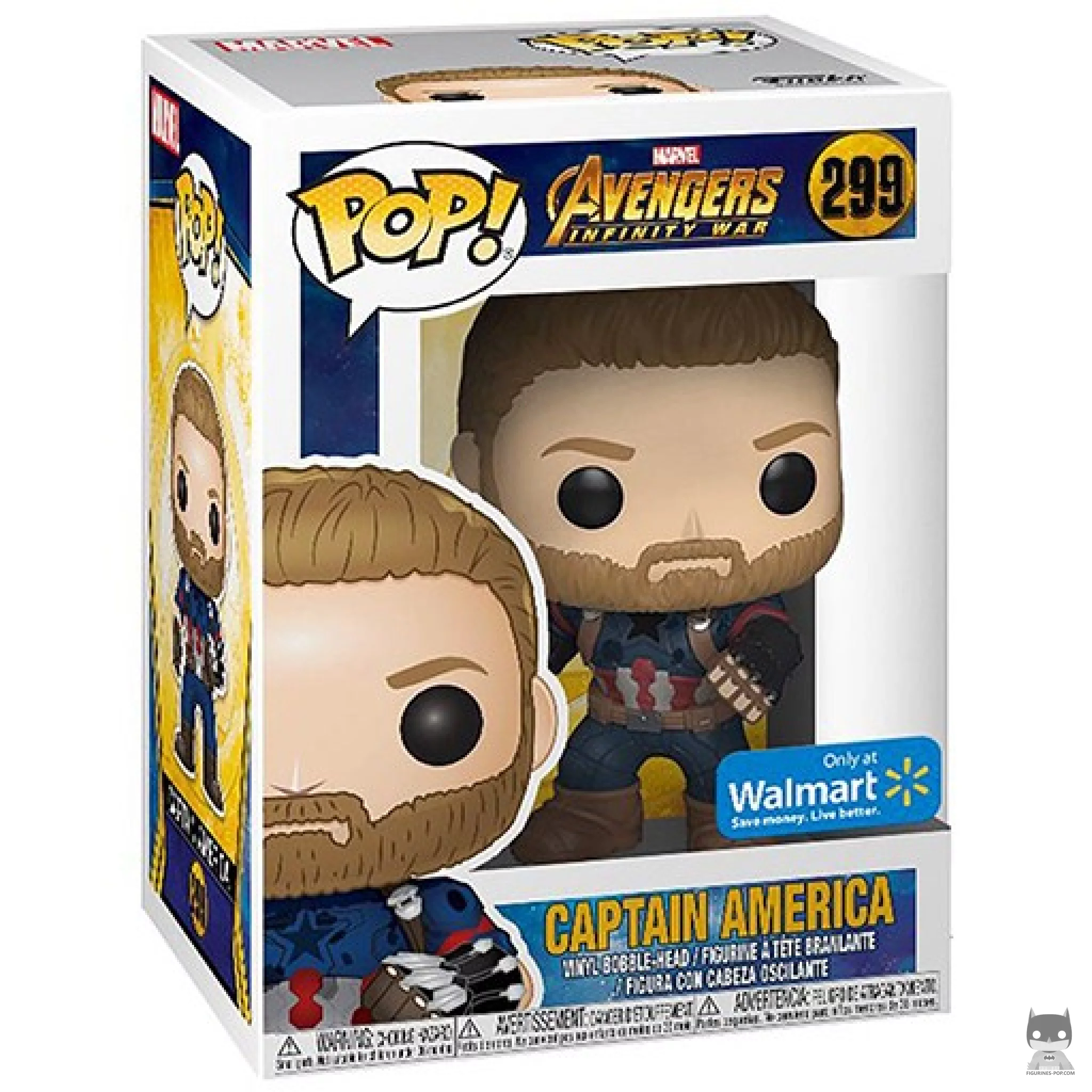 Captain America (with Shield) Funko Pop! figure in its box
