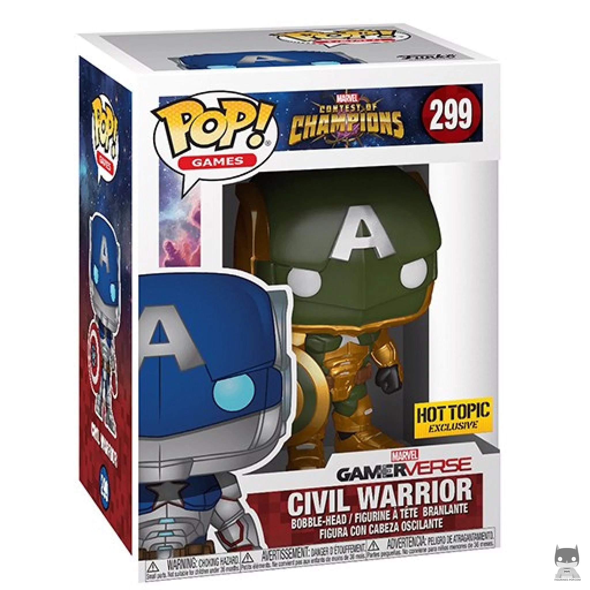 Civil Warrior (Green) Funko Pop! figure in its box