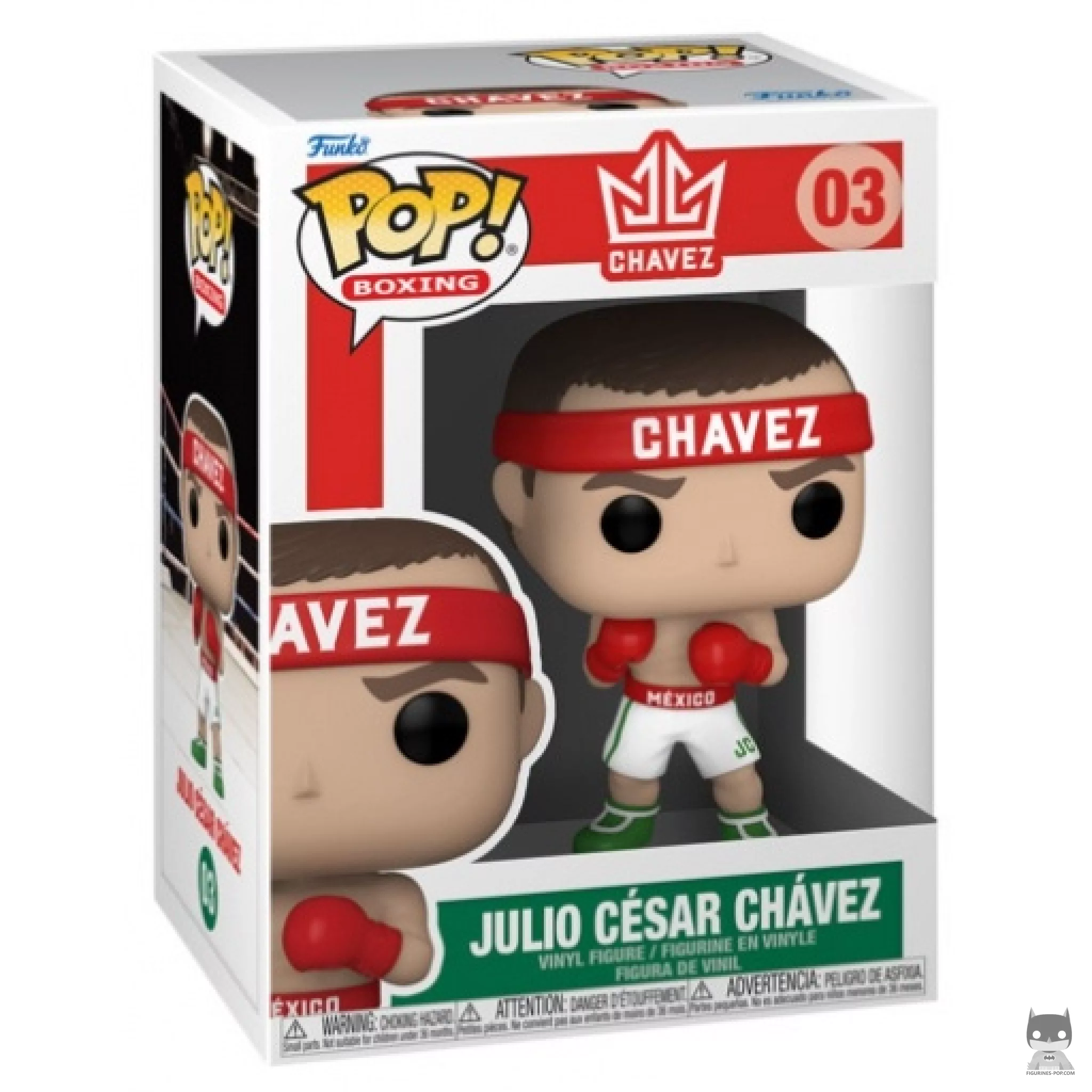 Julio Cesar Chavez Funko Pop! figure in its box