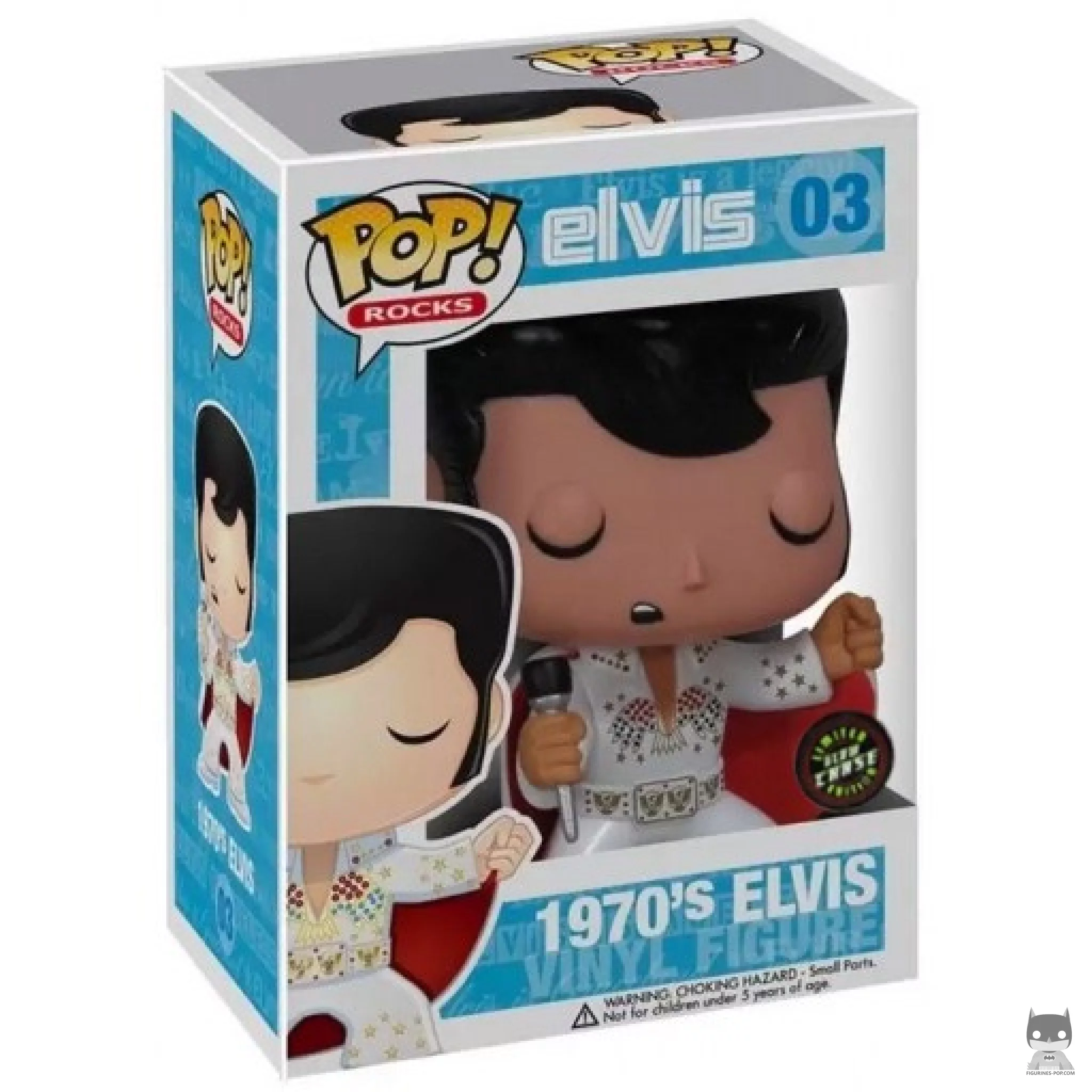 Elvis Presley 1970's (Chase) Funko Pop! figure in its box