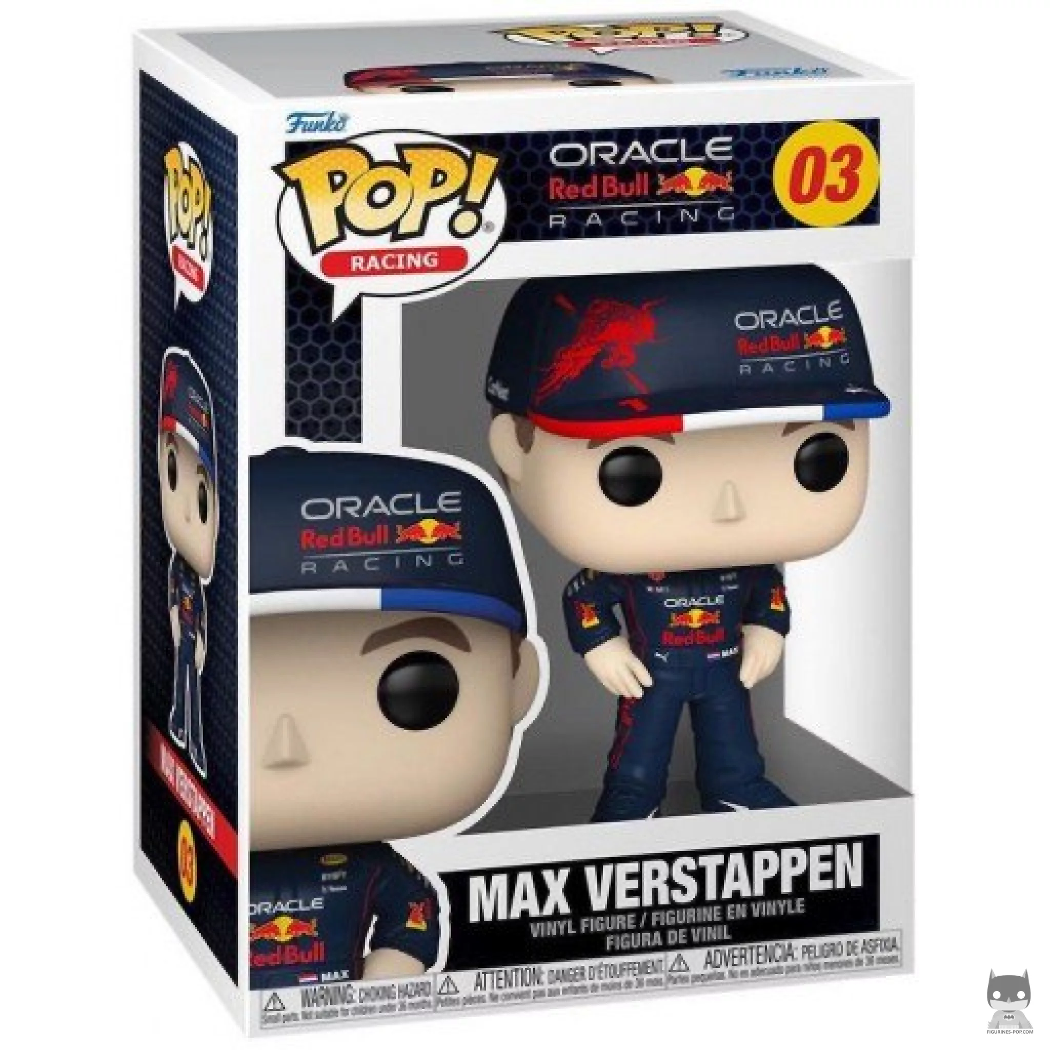 Max Verstappen (Oracle Red Bull Racing) Funko Pop! figure in its box