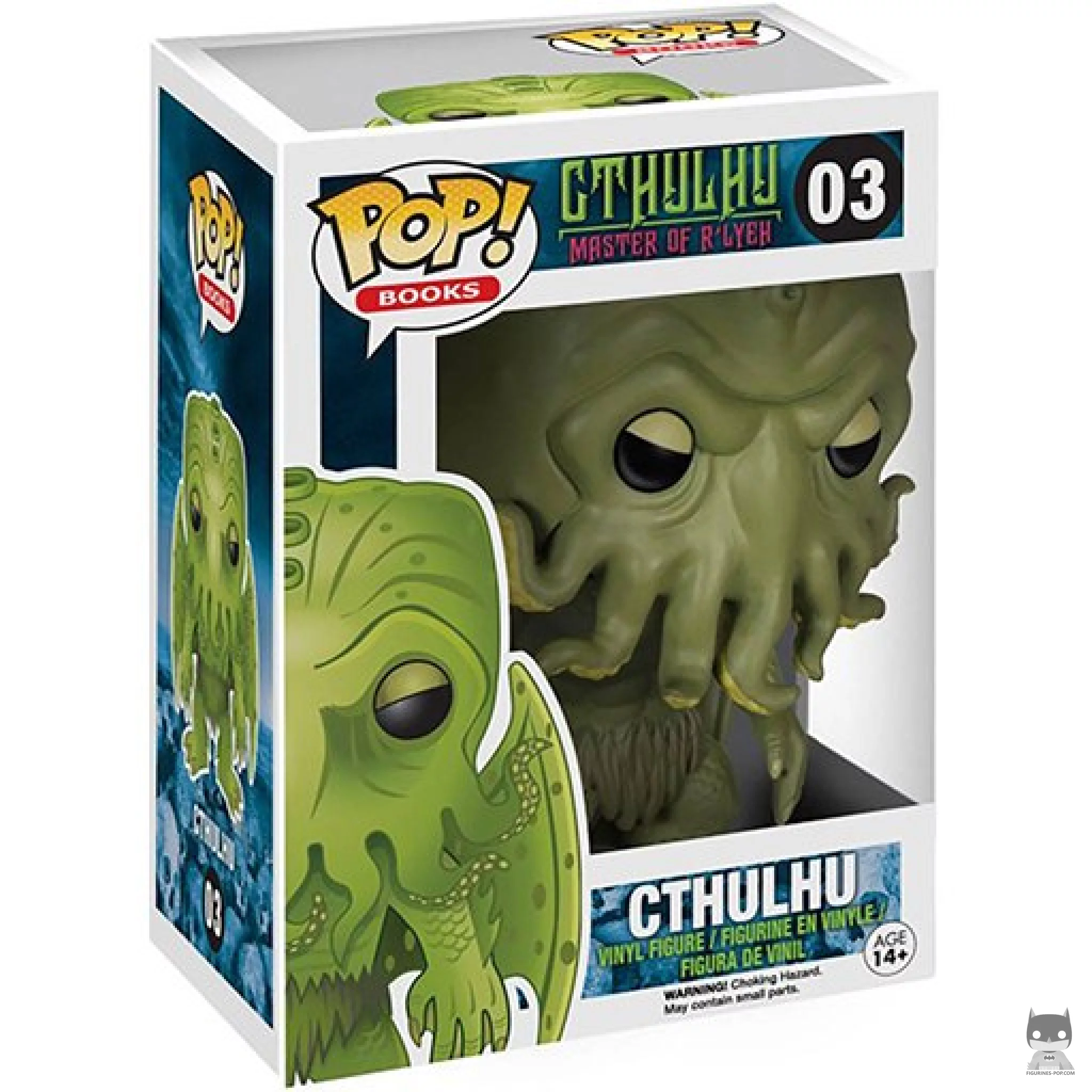 Cthulhu Funko Pop! figure in its box