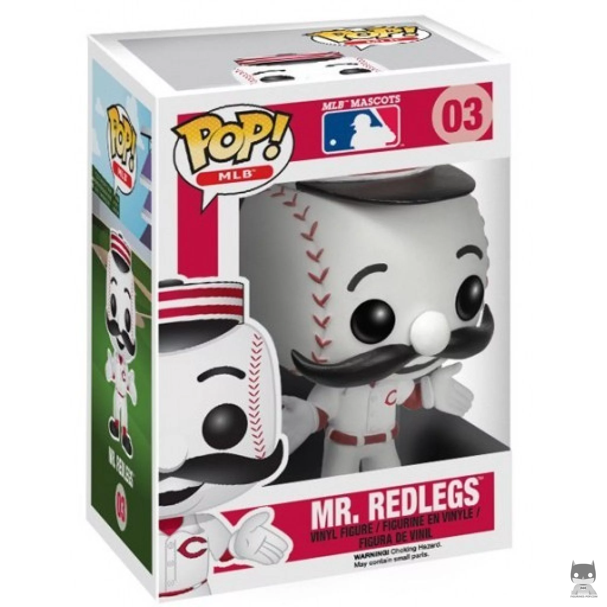 Mr. Redlegs Funko Pop! figure in its box