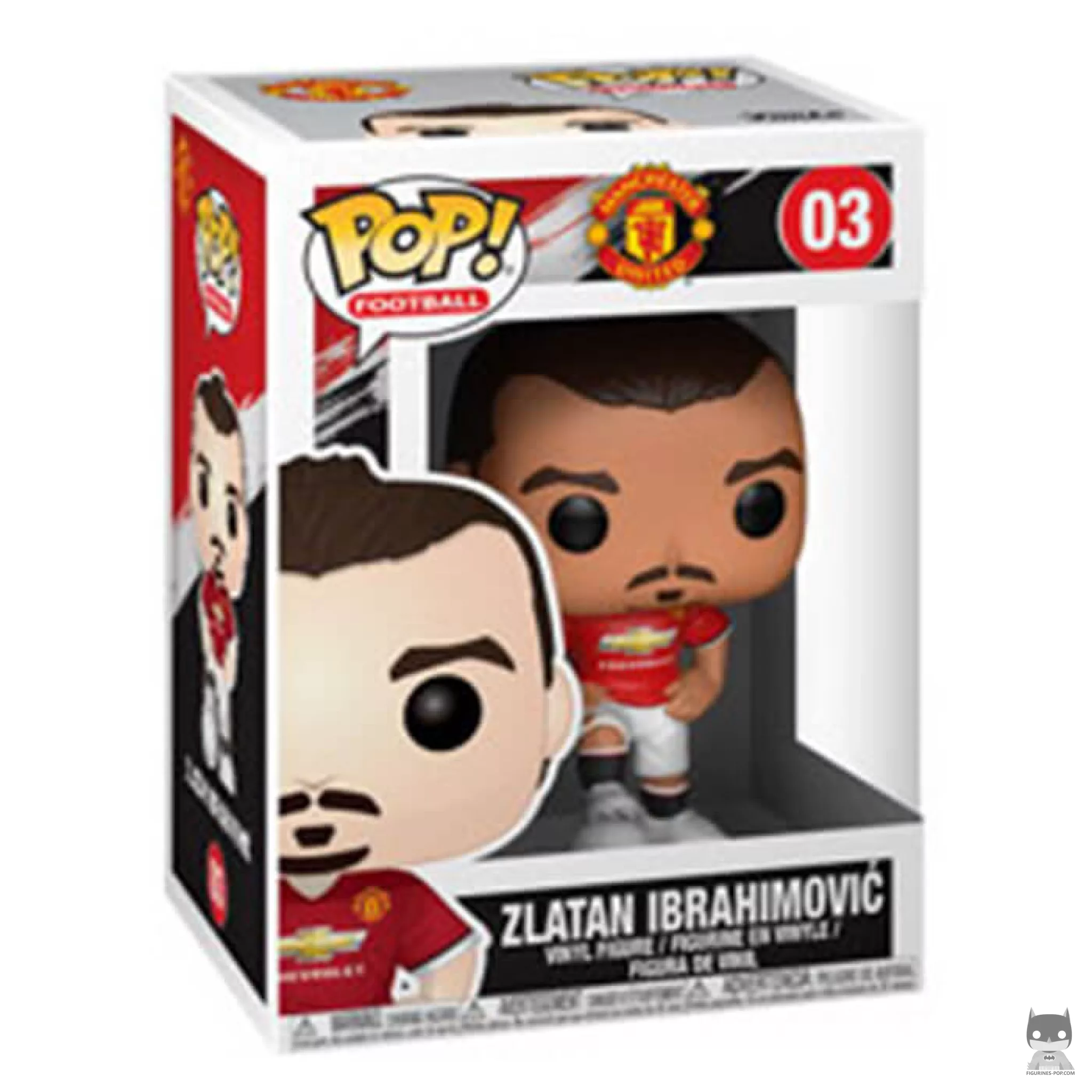 Zlatan Ibrahimovic (Manchester United) Funko Pop! figure in its box