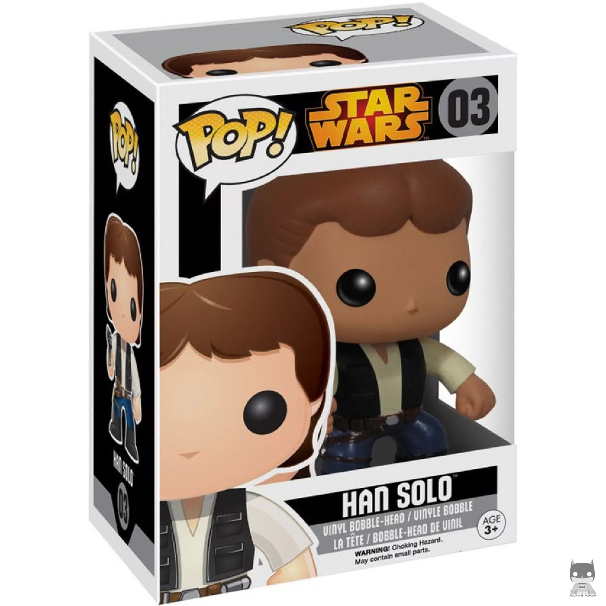 Han Solo Funko Pop! figure in its box