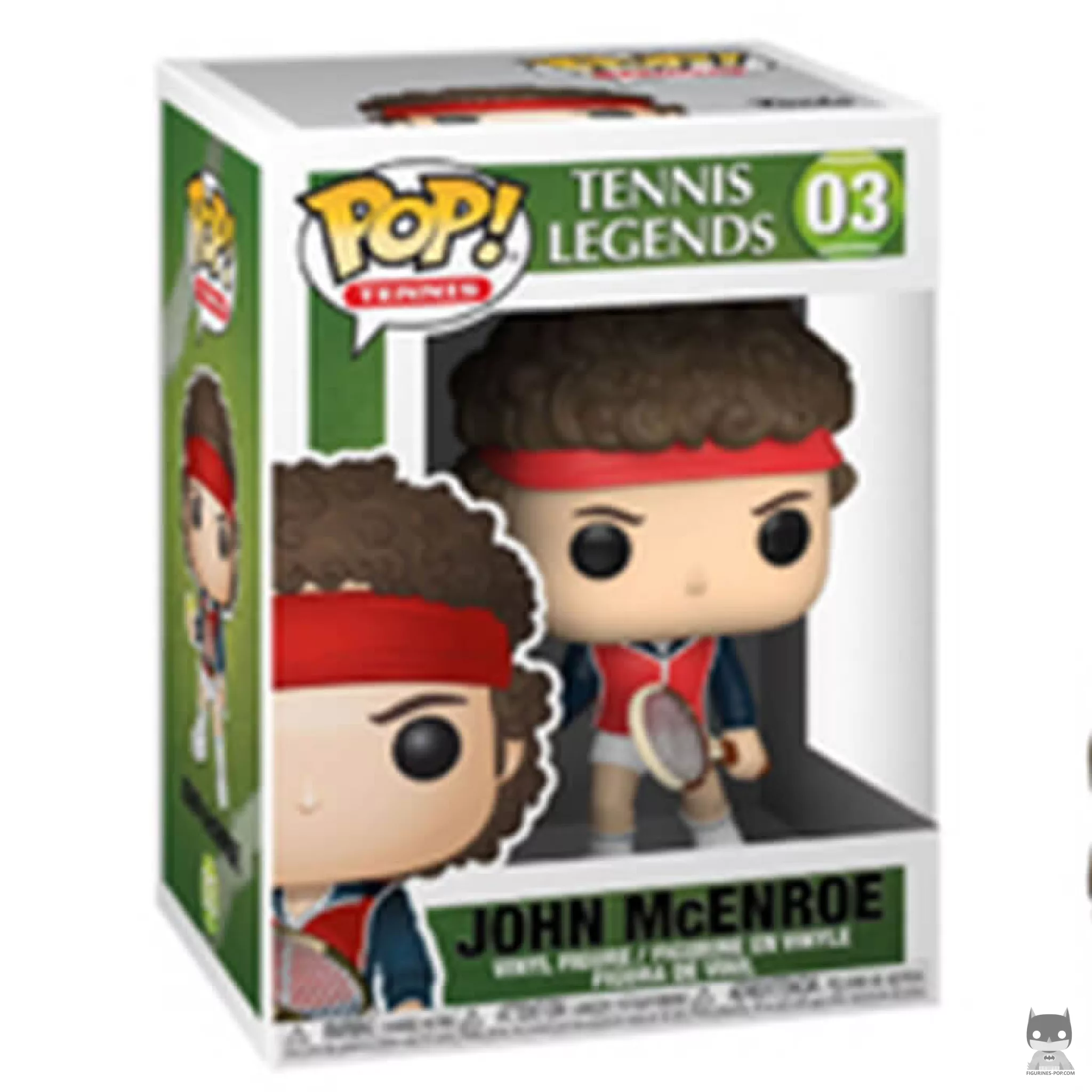 John McEnroe Funko Pop! figure in its box