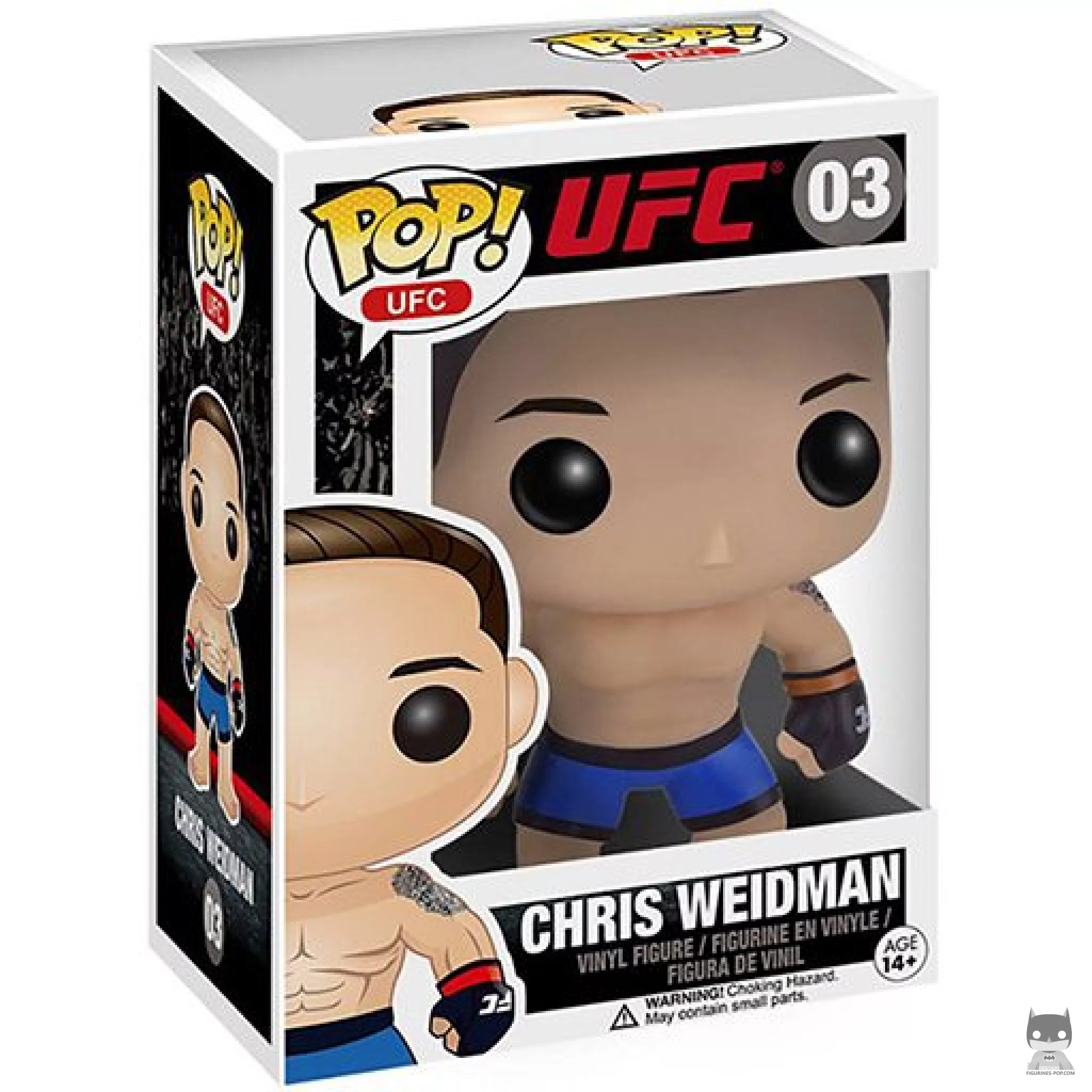 Chris Weidman Funko Pop! figure in its box