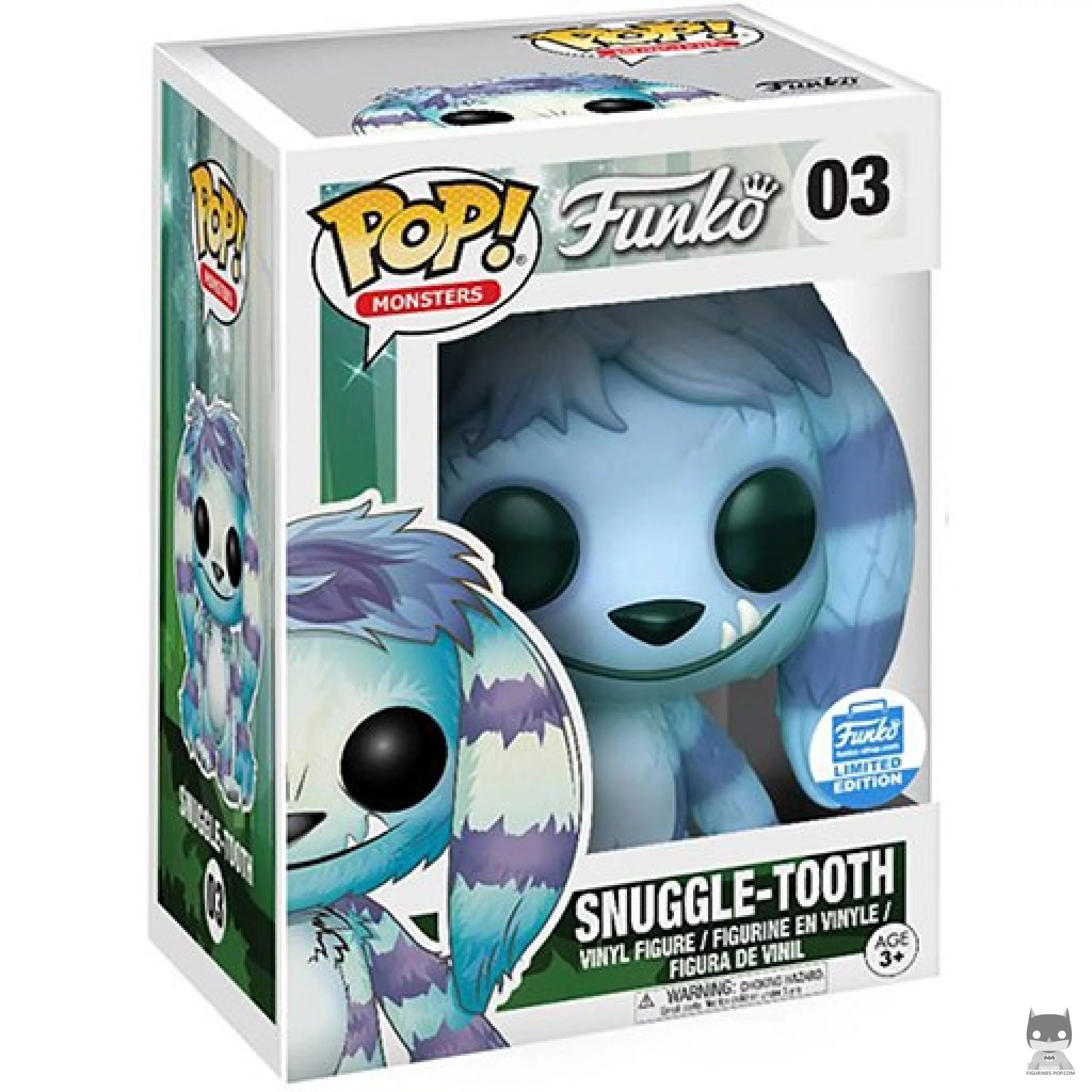 Snuggle-Tooth (Blue) Funko Pop! figure in its box