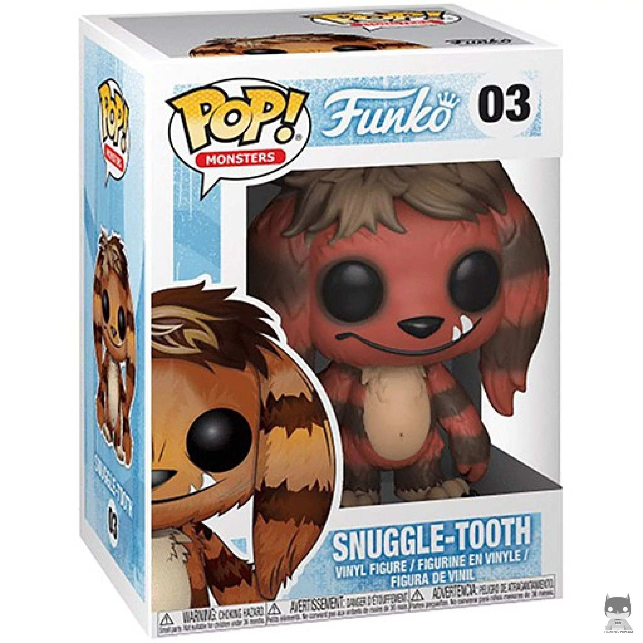 Snuggle-Tooth (Red) Funko Pop! figure in its box