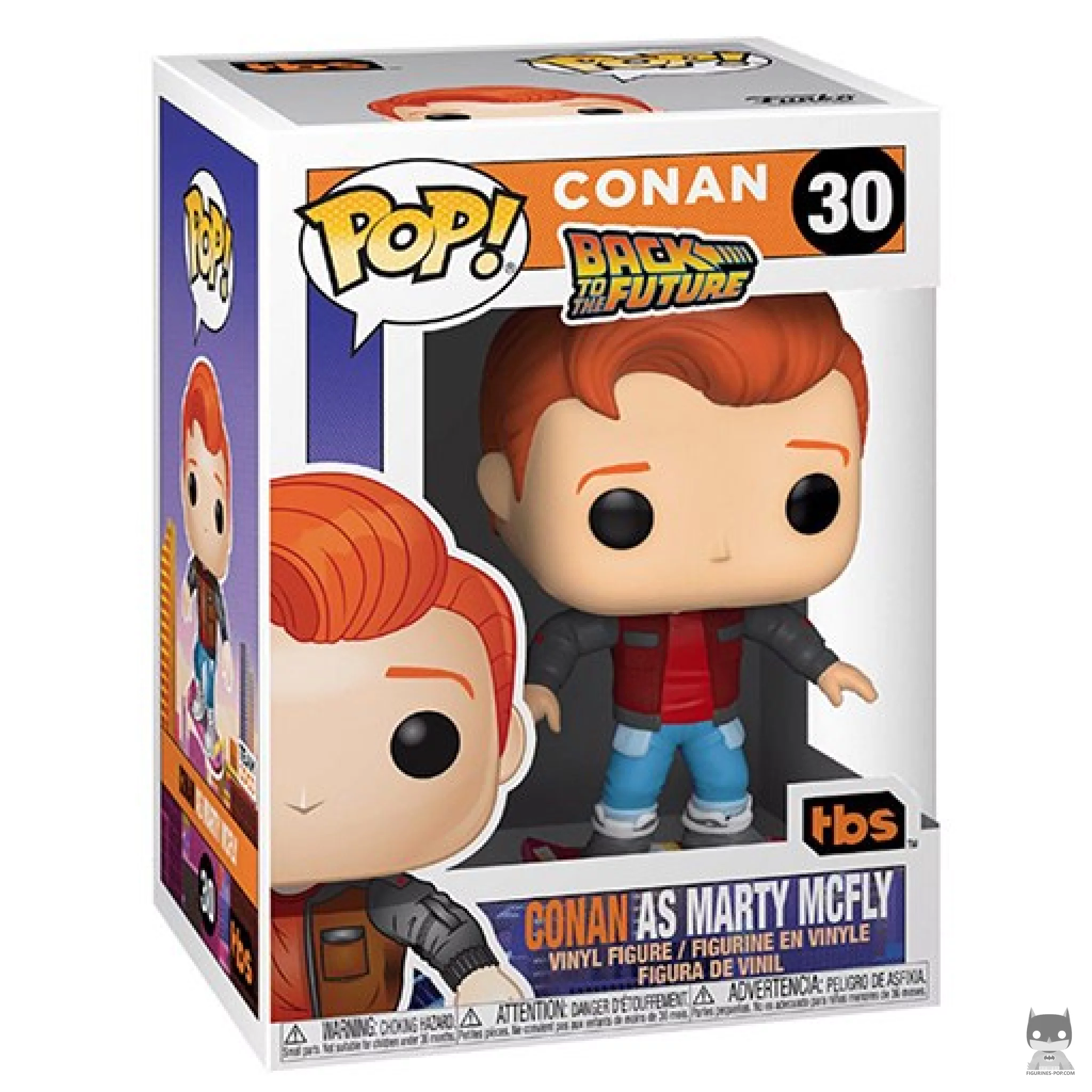Conan as Marty Mcfly Funko Pop! figure in its box